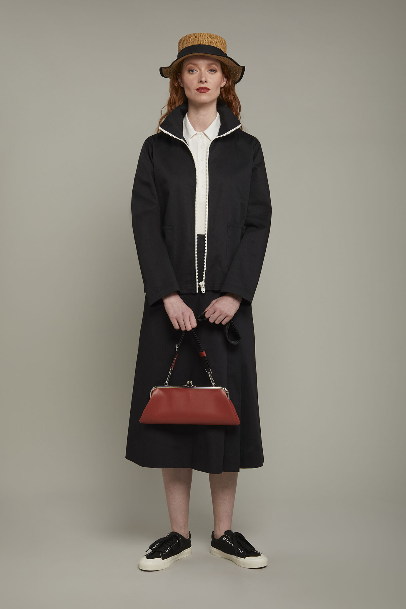 Veste femme avec zip coupe régulière image number 0
