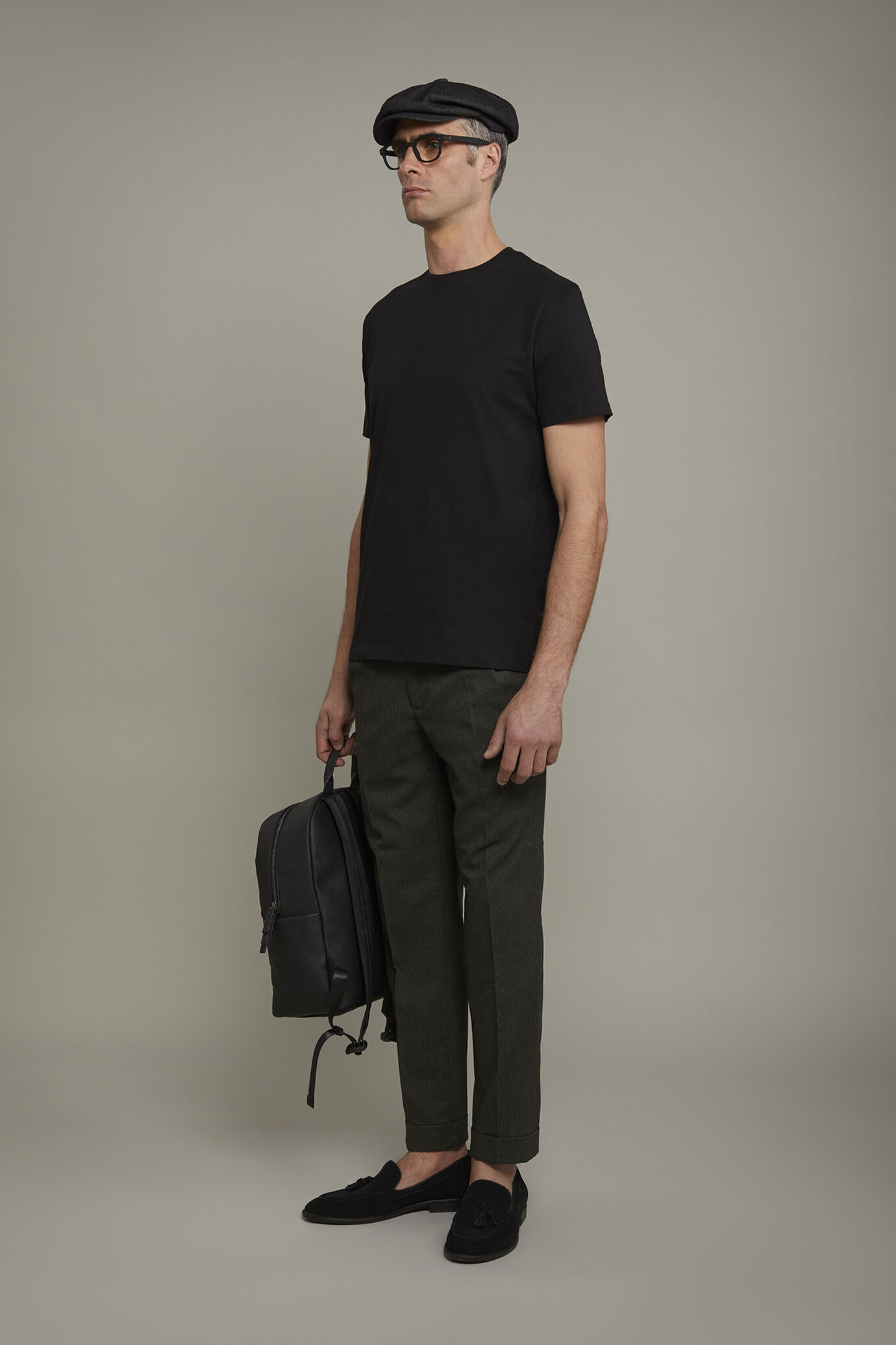 T-shirt uomo girocollo 100% cotone regular fit image number 1
