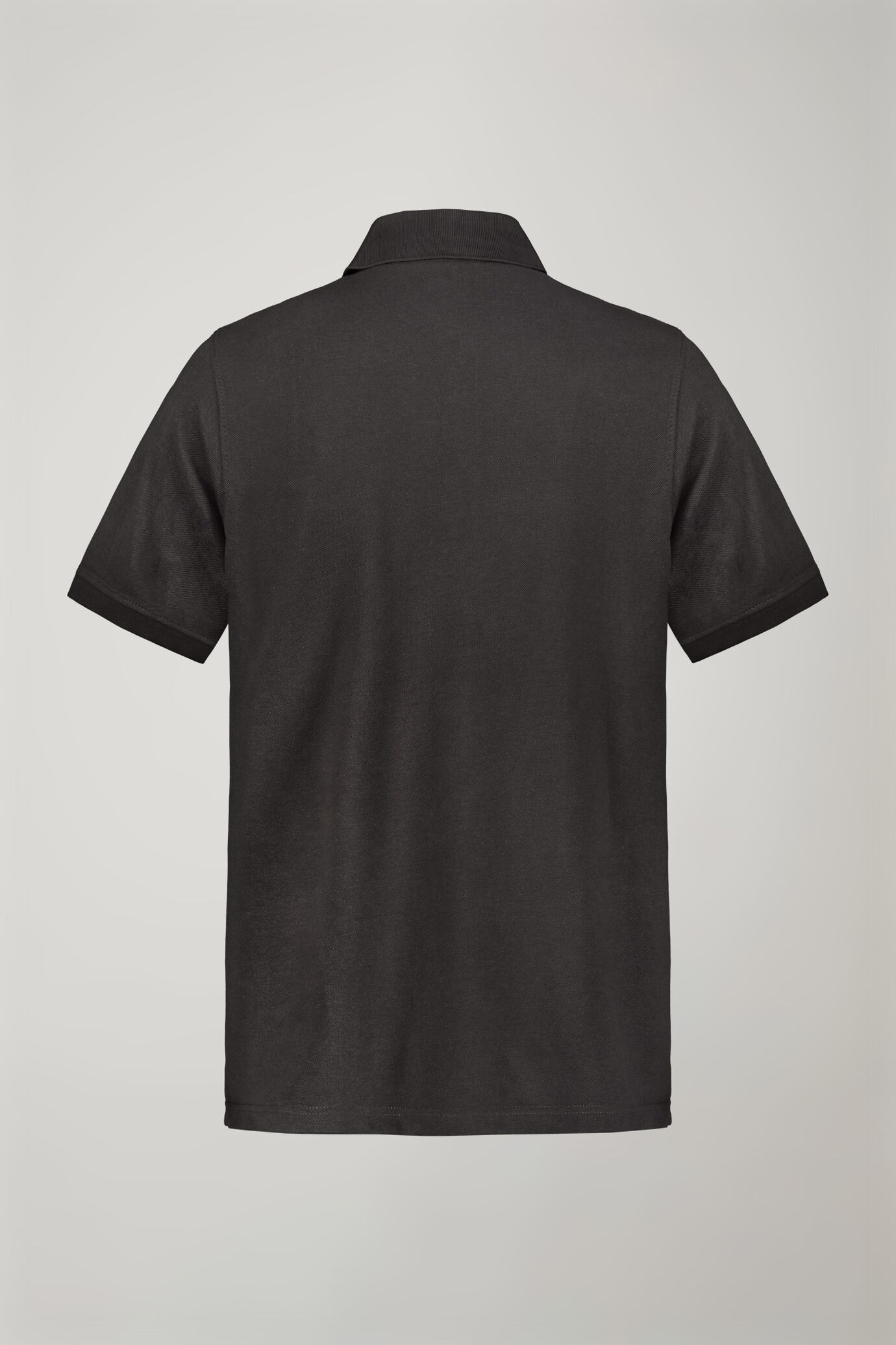 Men’s short sleeve polo shirt 100% piquet cotton regular fit image number 5