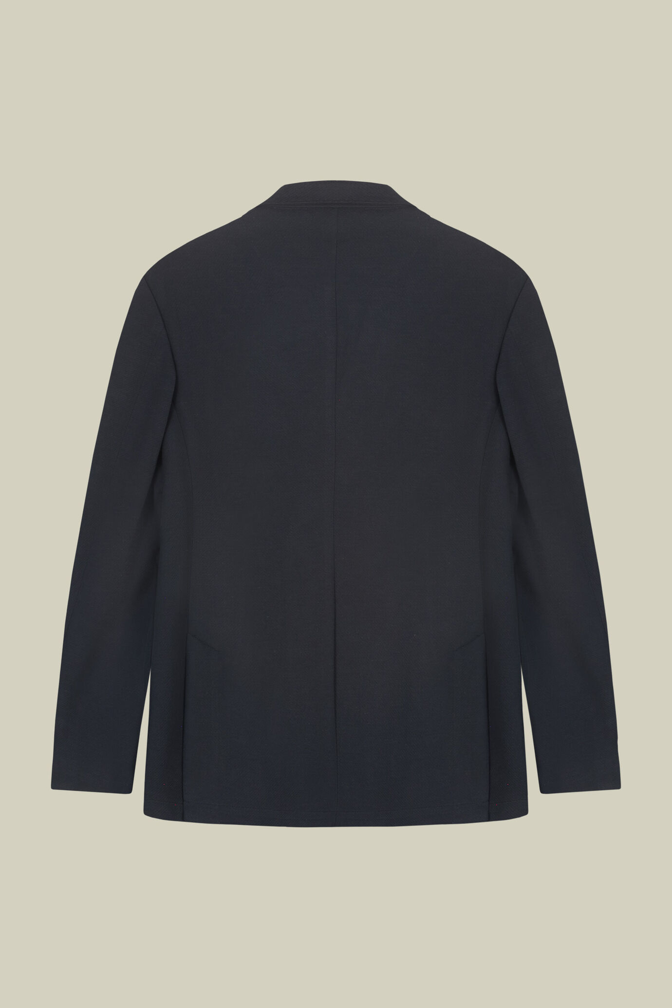 Zweireihige Herrenjacke aus Cavalry-Jersey-Stoff reguläre Passform image number 5