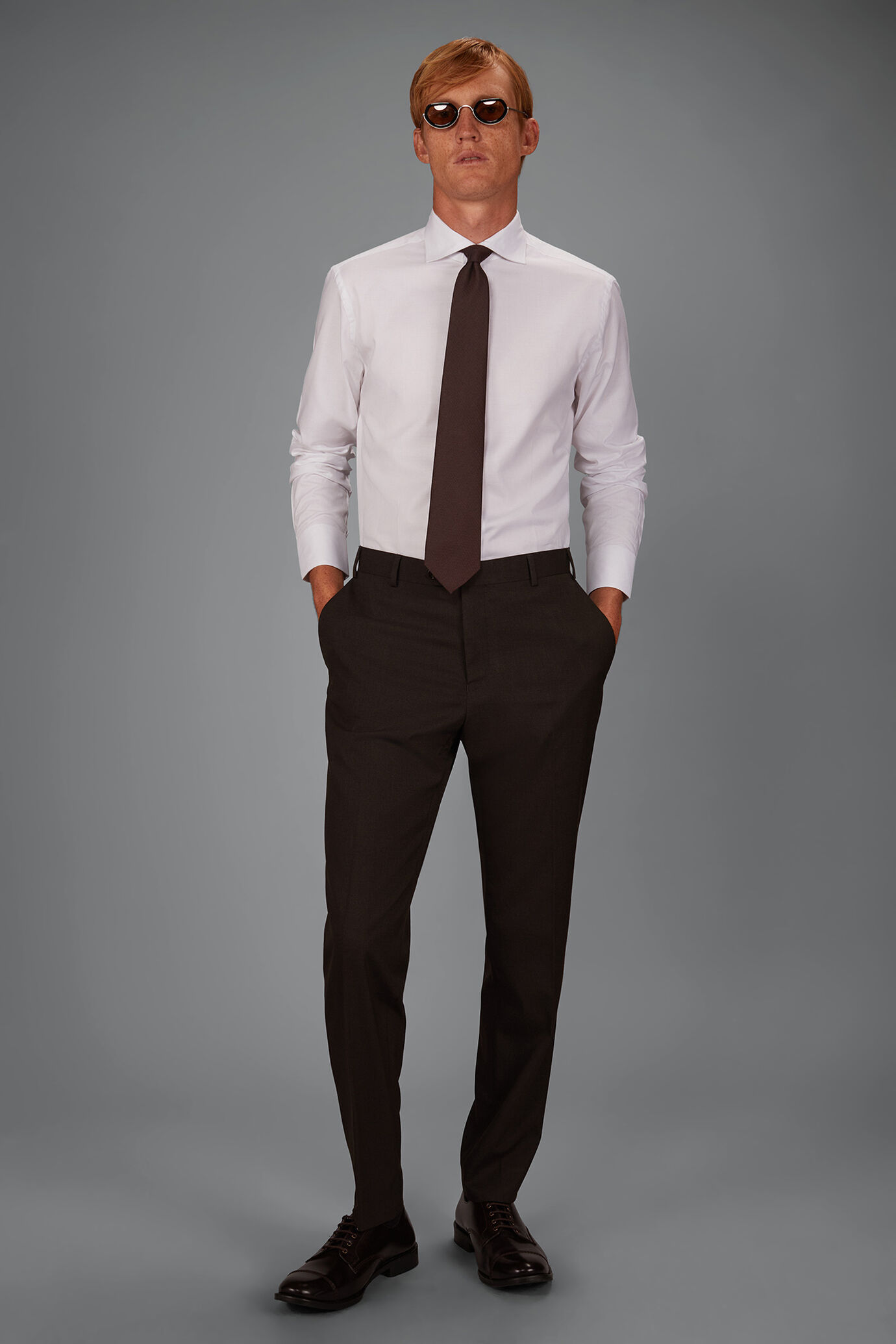 Chemise pour homme en 100% Coton Oxford l&eacute;ger