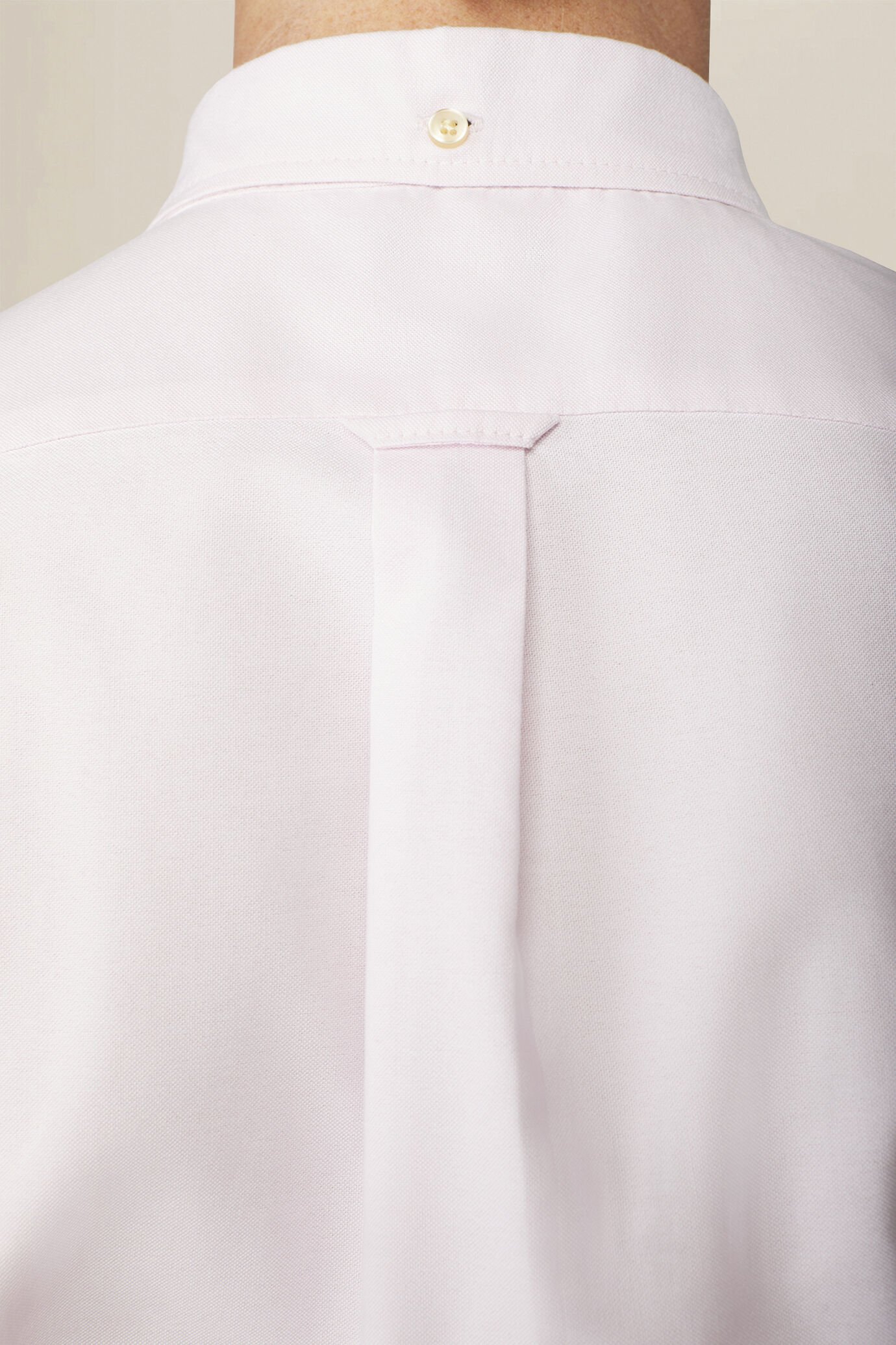 Herrenhemd aus 100 % Baumwolle Oxford, einfarbig, mit Button-Down-Kragen image number 3