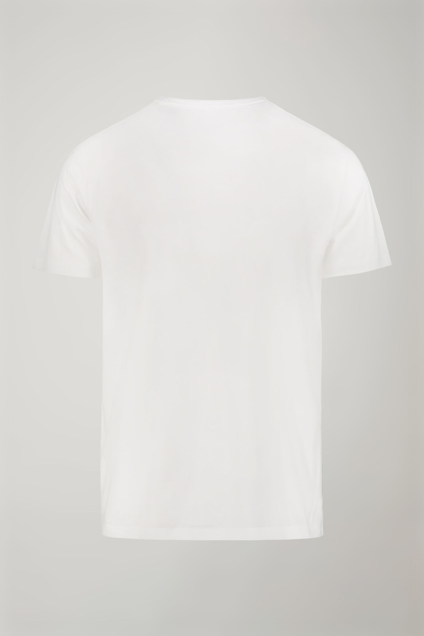 Herren-T-Shirt mit V-Ausschnitt aus 100 % Baumwolljersey in normaler Passform image number 5