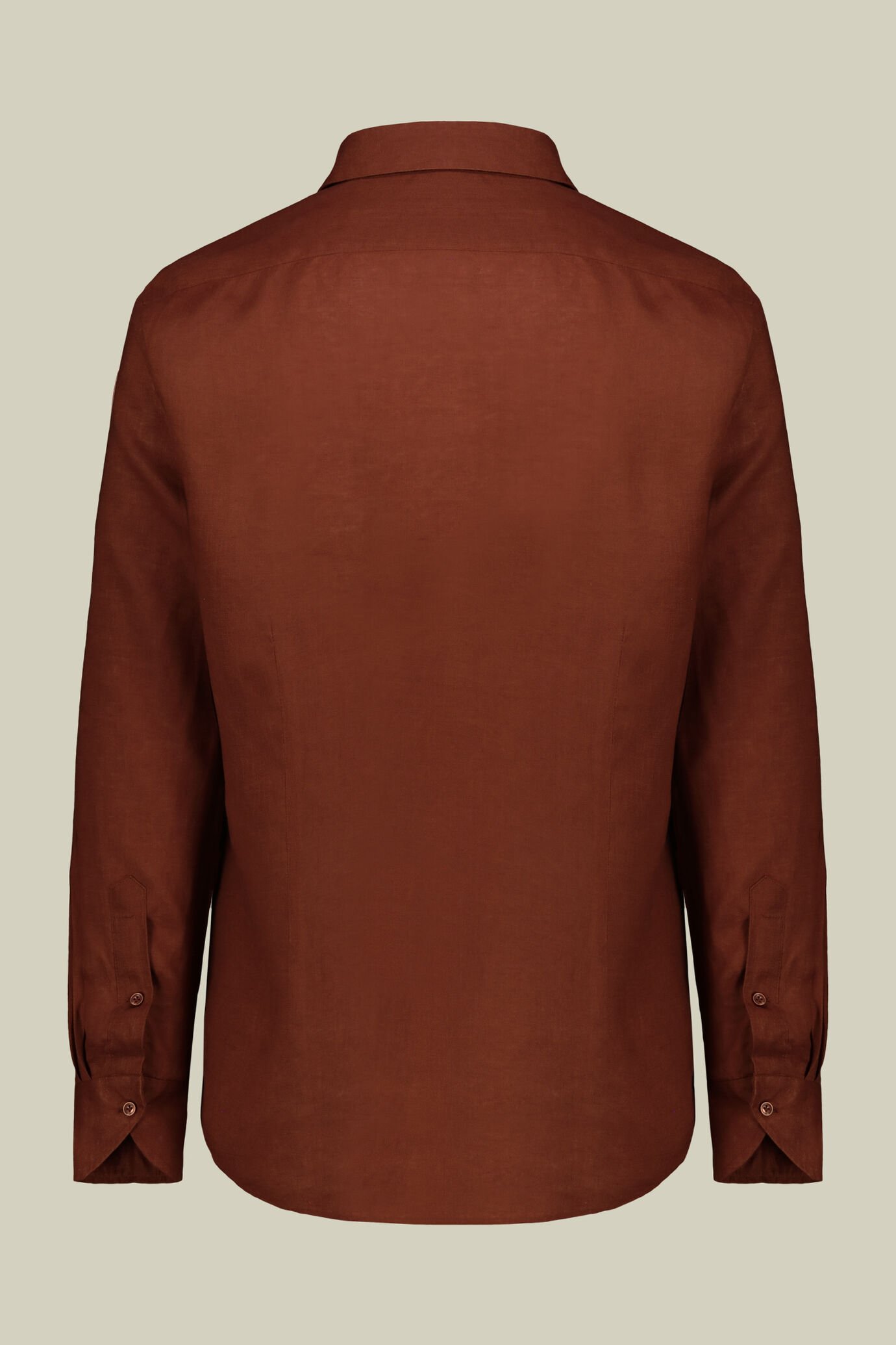 Camicia uomo casual collo classico 100% lino image number 5