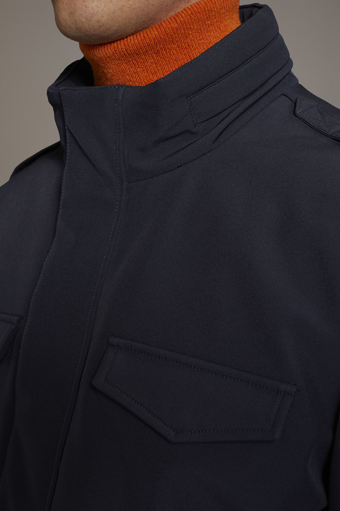 Field jacket in tessuto tecnico image number 4