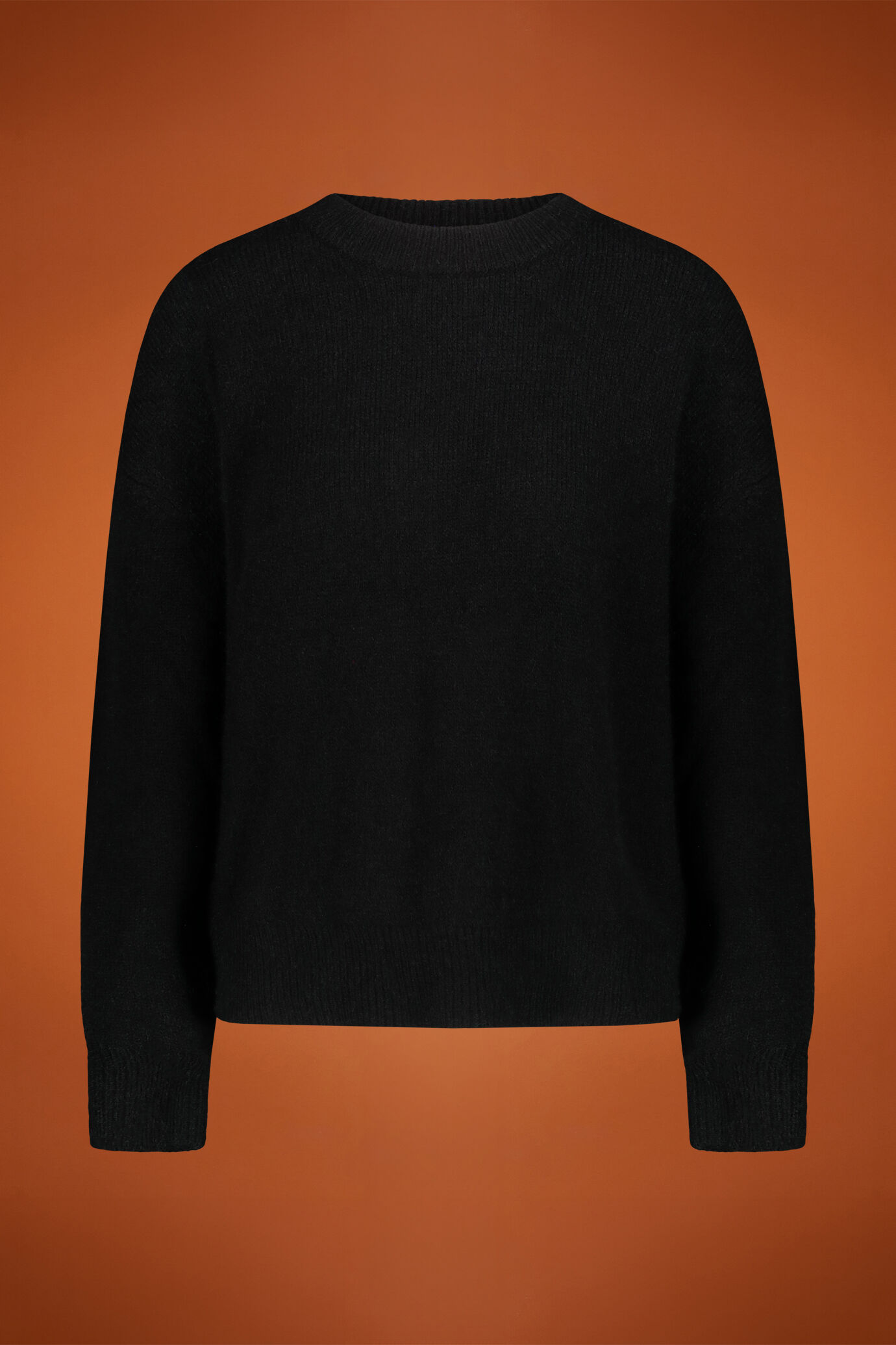 Pullover mit Rundhalsausschnitt aus einer Wollmischung