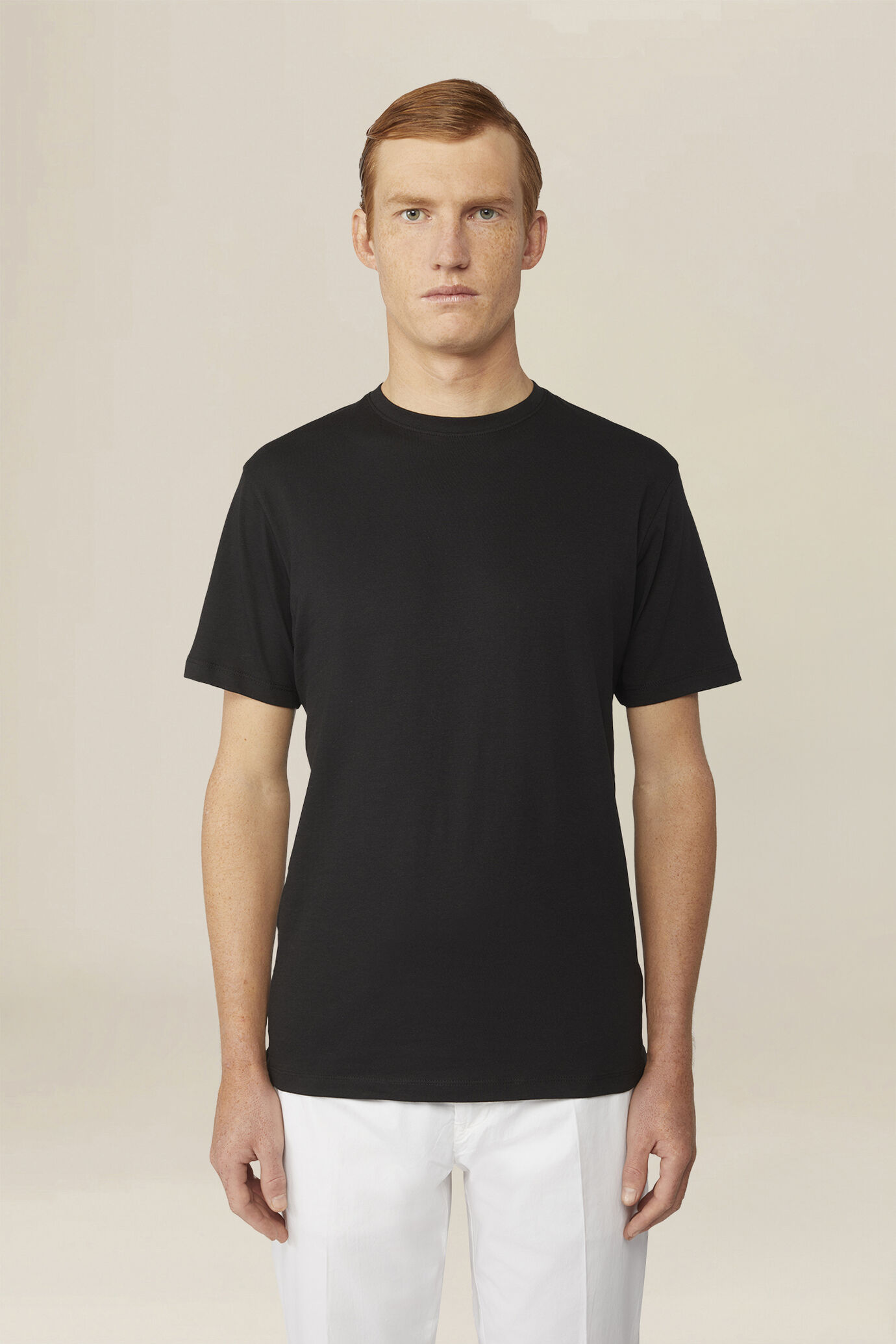 Men's regular fit 100% cotton jersey T-shirt image number 0