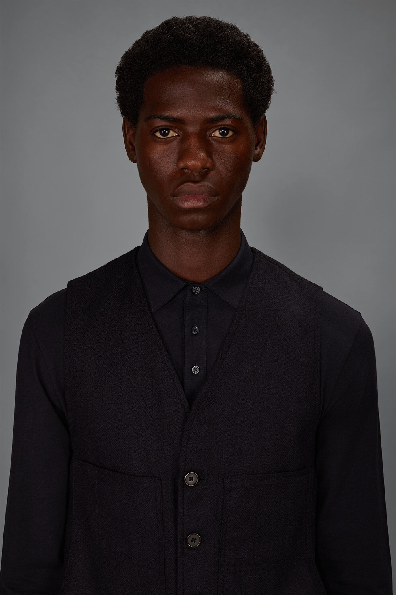 Gilet monopetto uomo misto lana regular fit image number 2