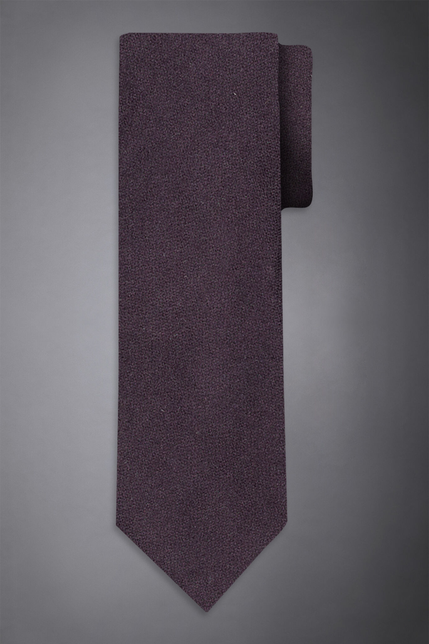 Men's solid color wool blend tie image number 0