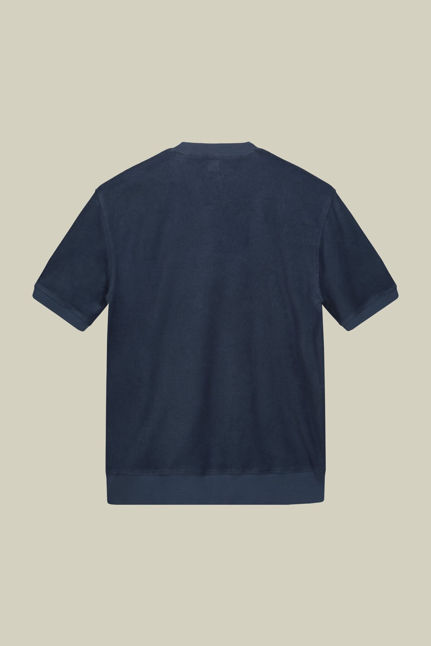 Kurzarm-T-Shirt für Herren mit Rundhalsausschnitt aus Frottee-Baumwolle image number 5