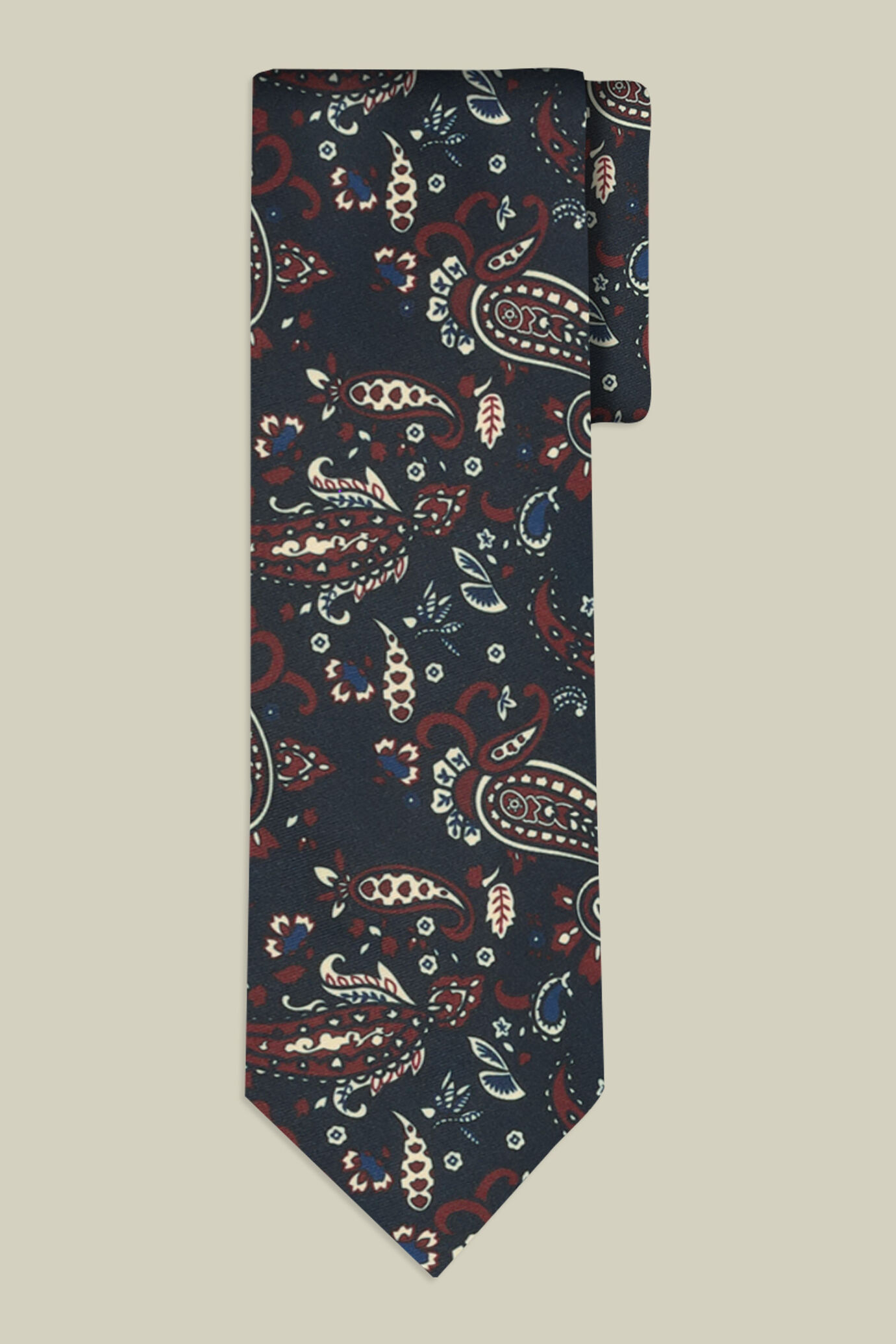 Cravatta uomo con fantasia paisley