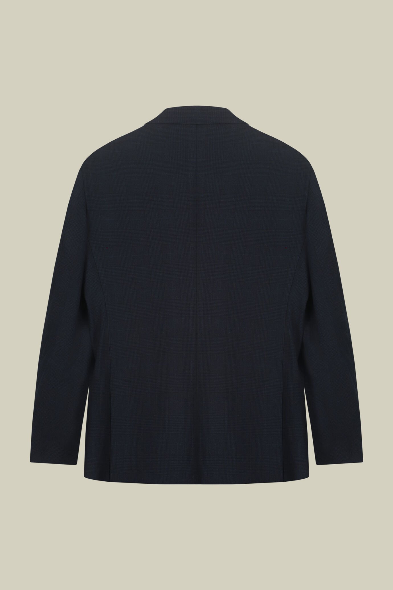 Halbgefütterte Herrenjacke in Prince-of-Wales-Karomuster reguläre Passform image number 5