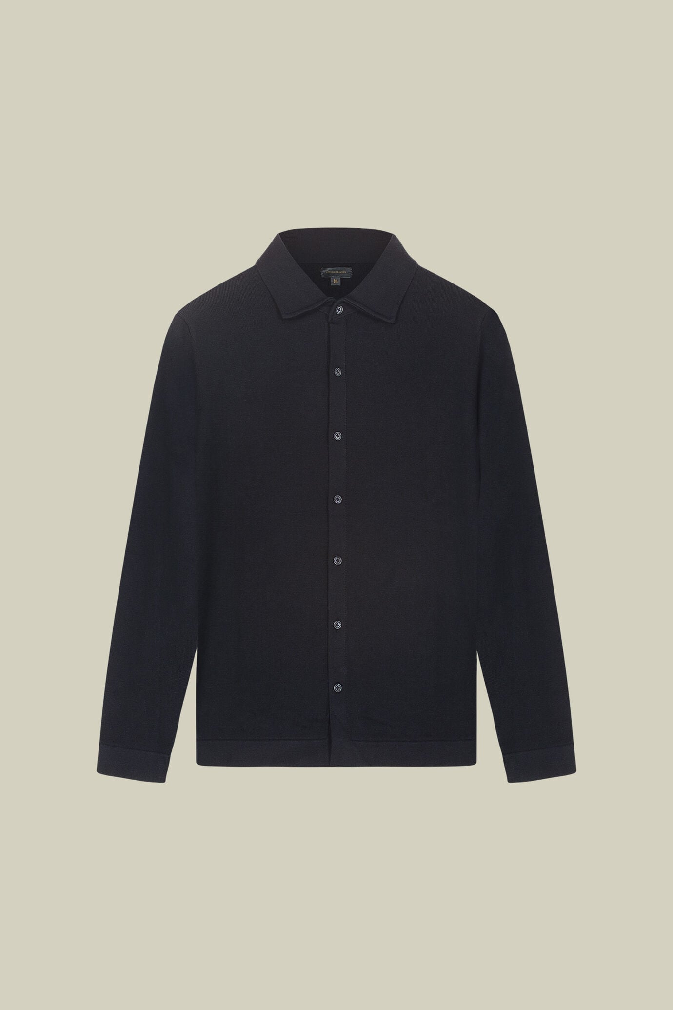 Polo pour homme tricot&eacute; avec boutons de rechange coupe classique