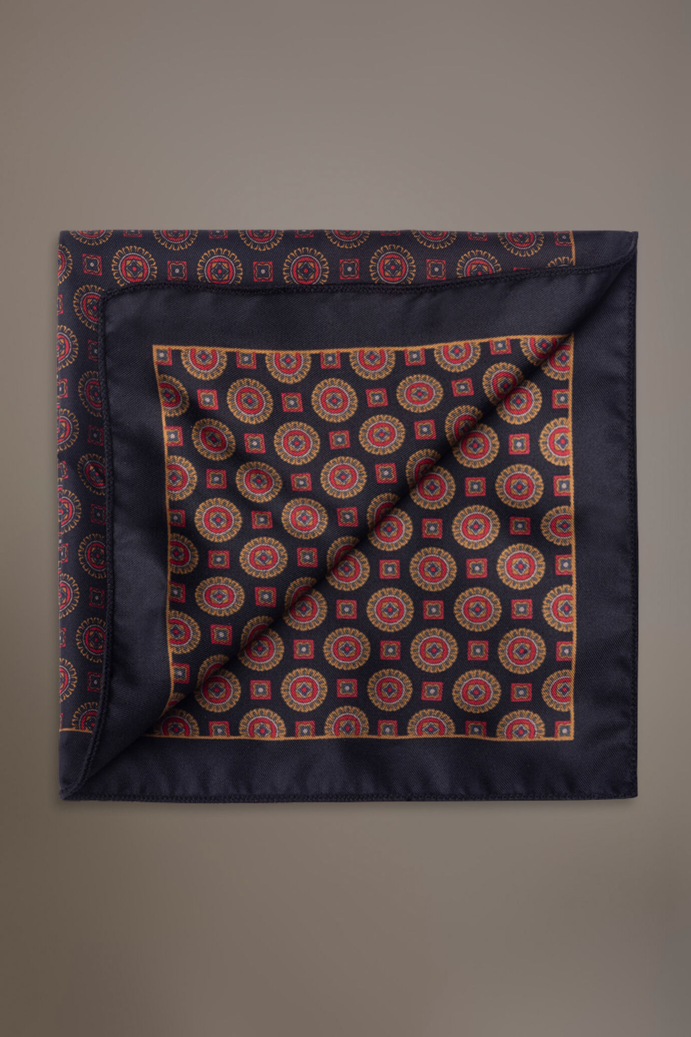Pochette in twill fantasia stampata image number 0