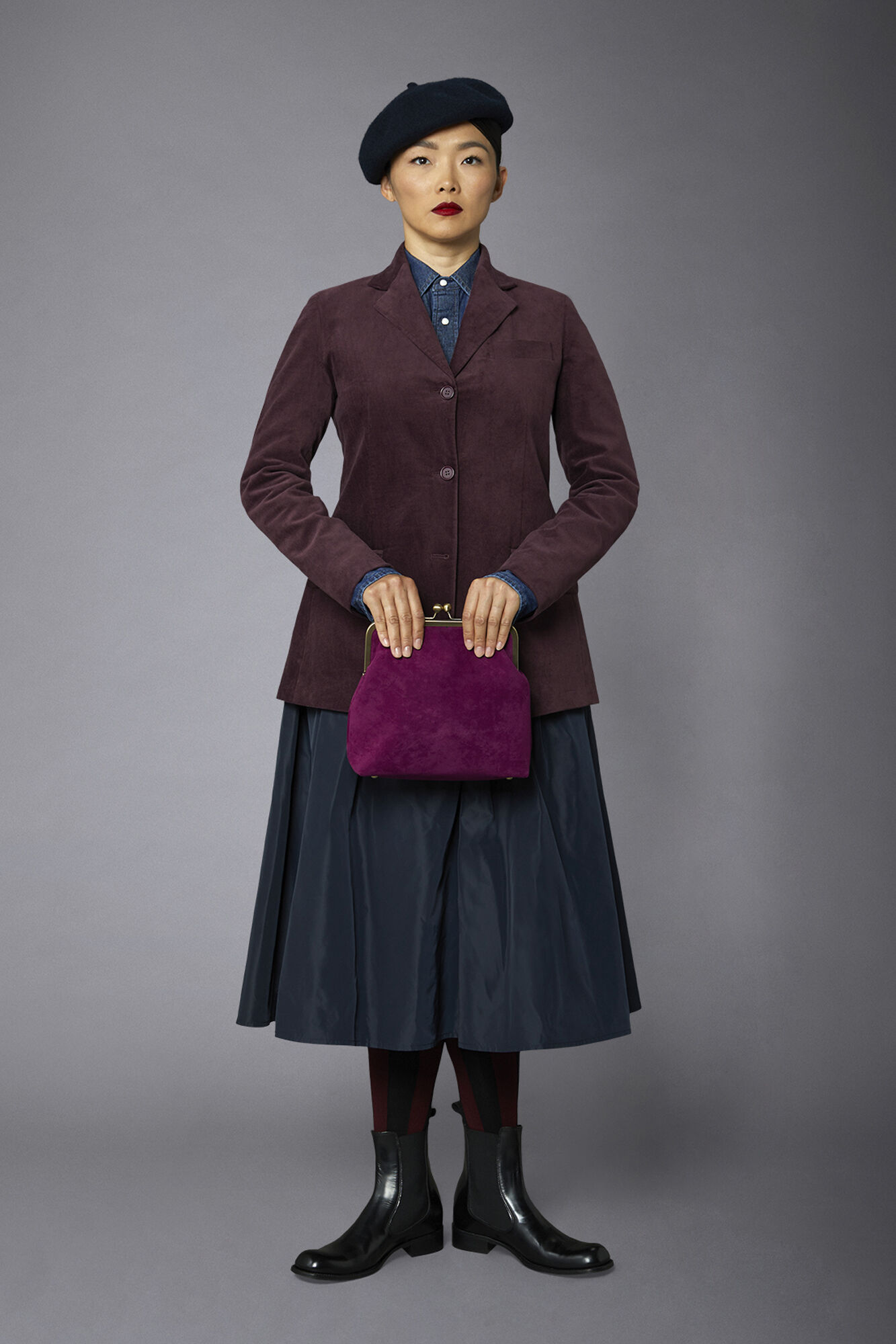 Giacca donna monopetto in cotone