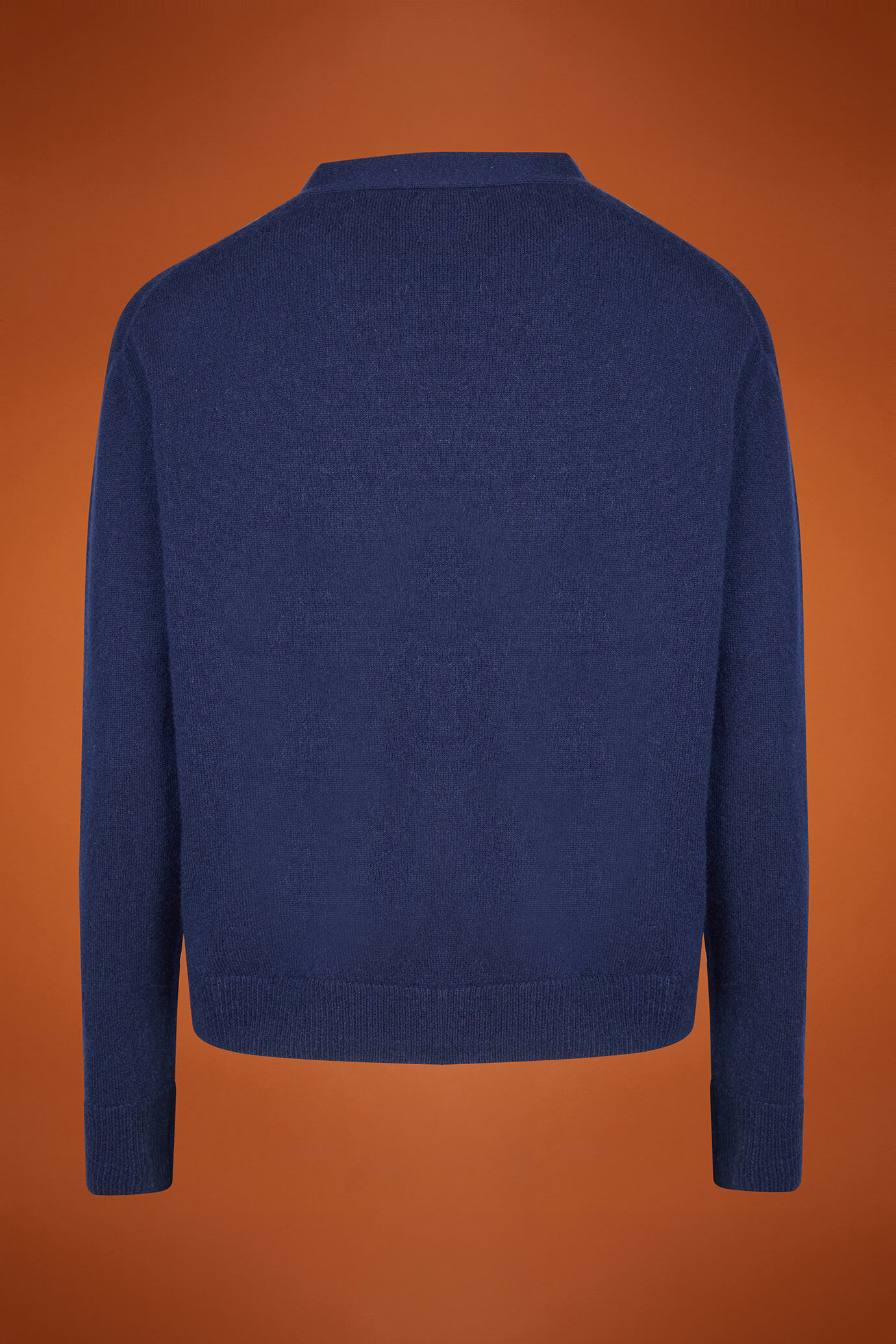 Cardigan à col rond pour femme, 100% cachemire, coupe classique image number 5