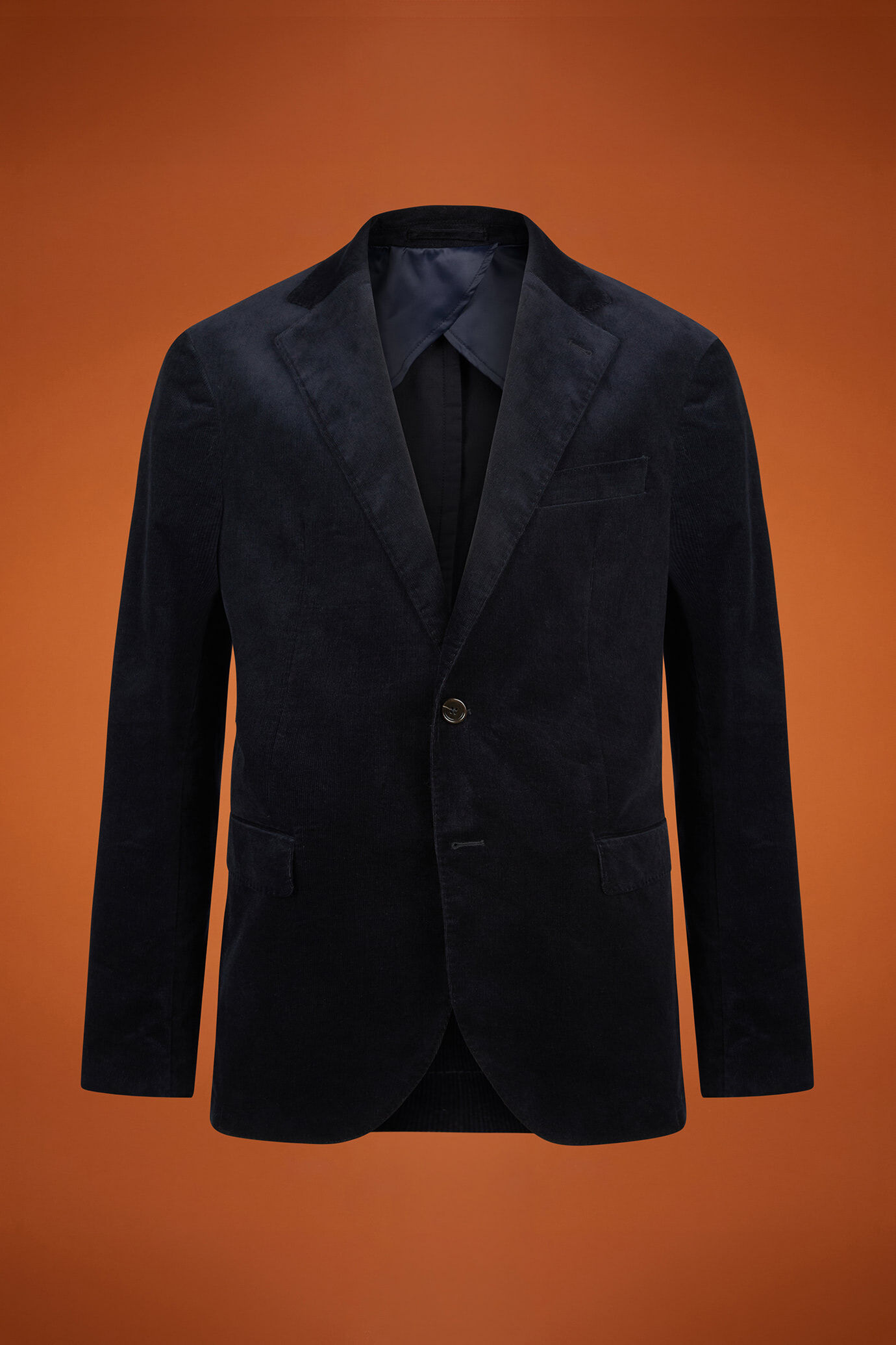 Men's single-breasted corduroy jacket in a regular fit