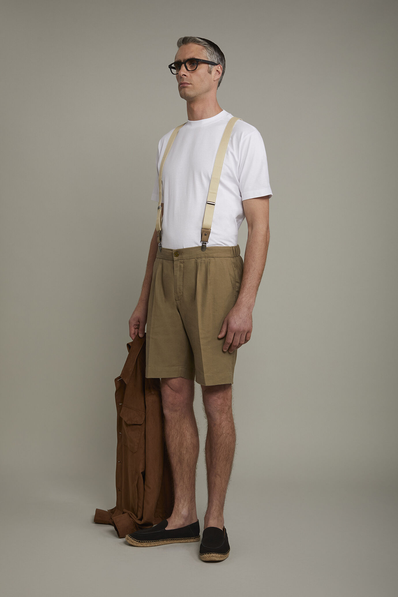 Herren-T-Shirt mit Rundhalsausschnitt aus 100 % Baumwolle in normaler Passform image number 1