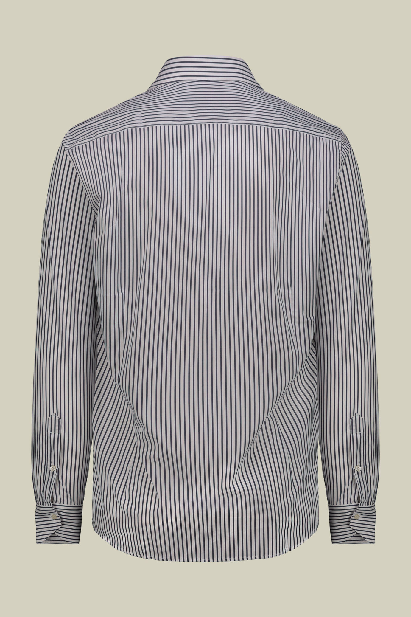 Camicia uomo tecnica a righe adatta ai gemelli image number 5