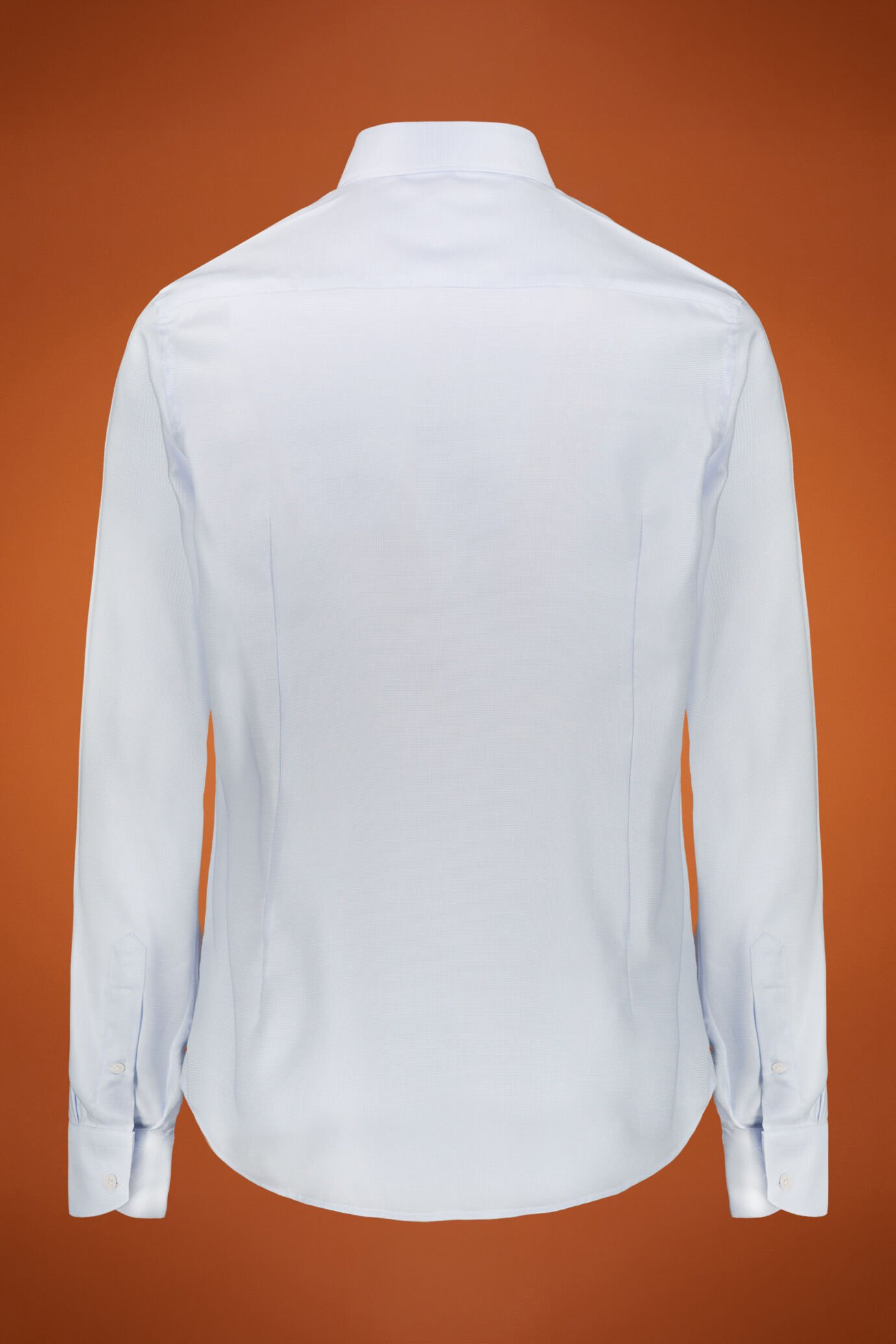 Men's shirt with classic collar 100% cotton plain fabric regular fit image number 1