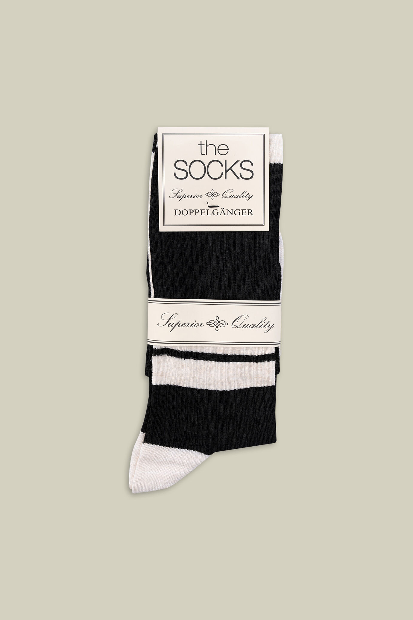 Zweifarbige Damensocken