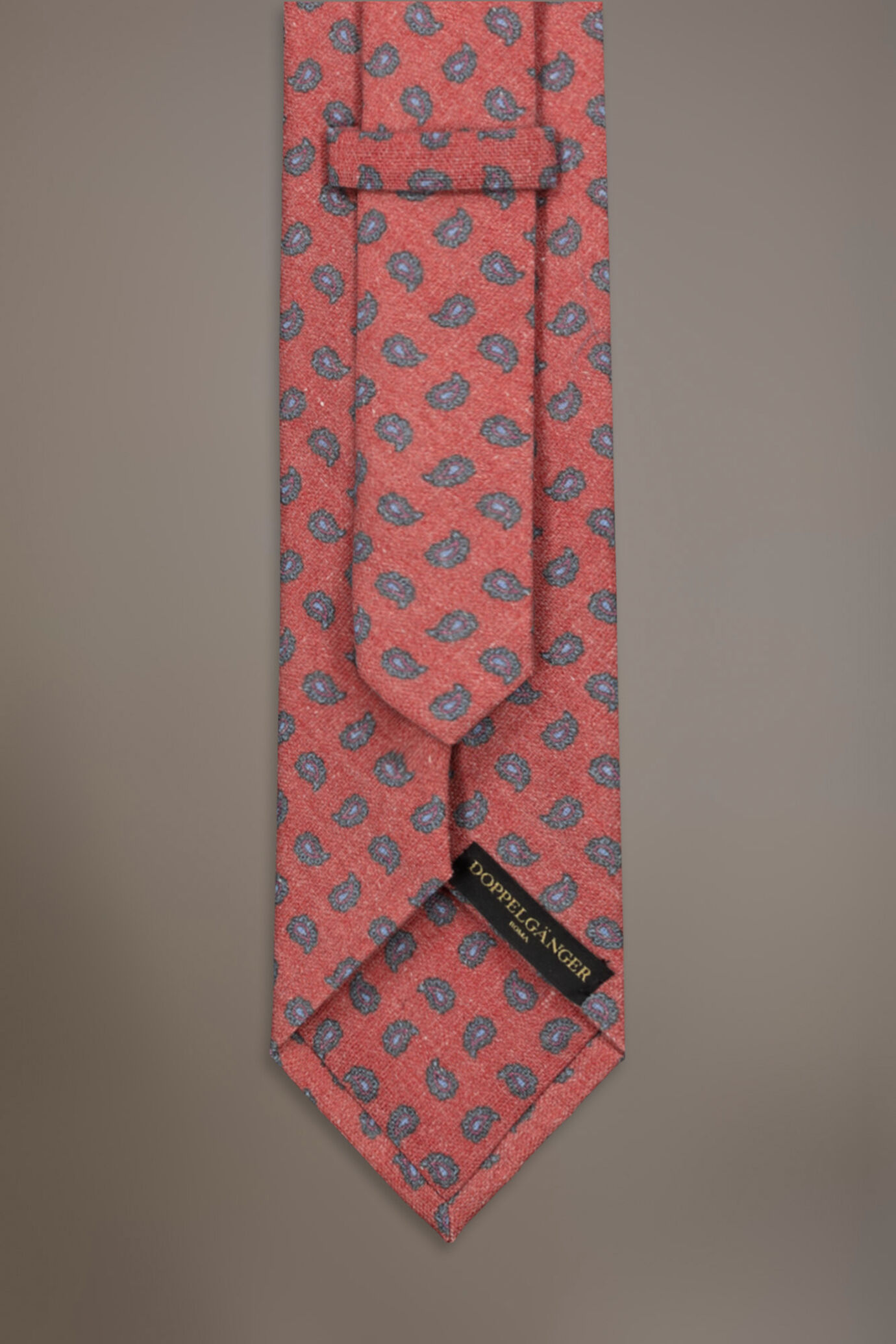 Cravatta misto lino uomo fantasia image number 1