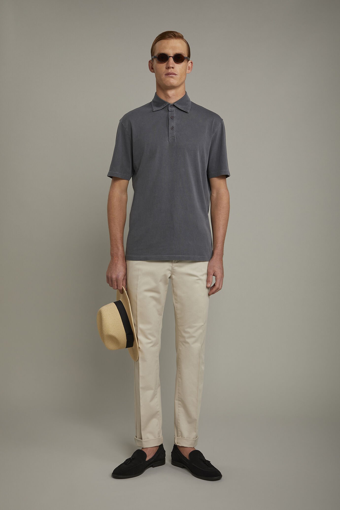 Polo uomo manica corta 100% cotone regular fit image number 0