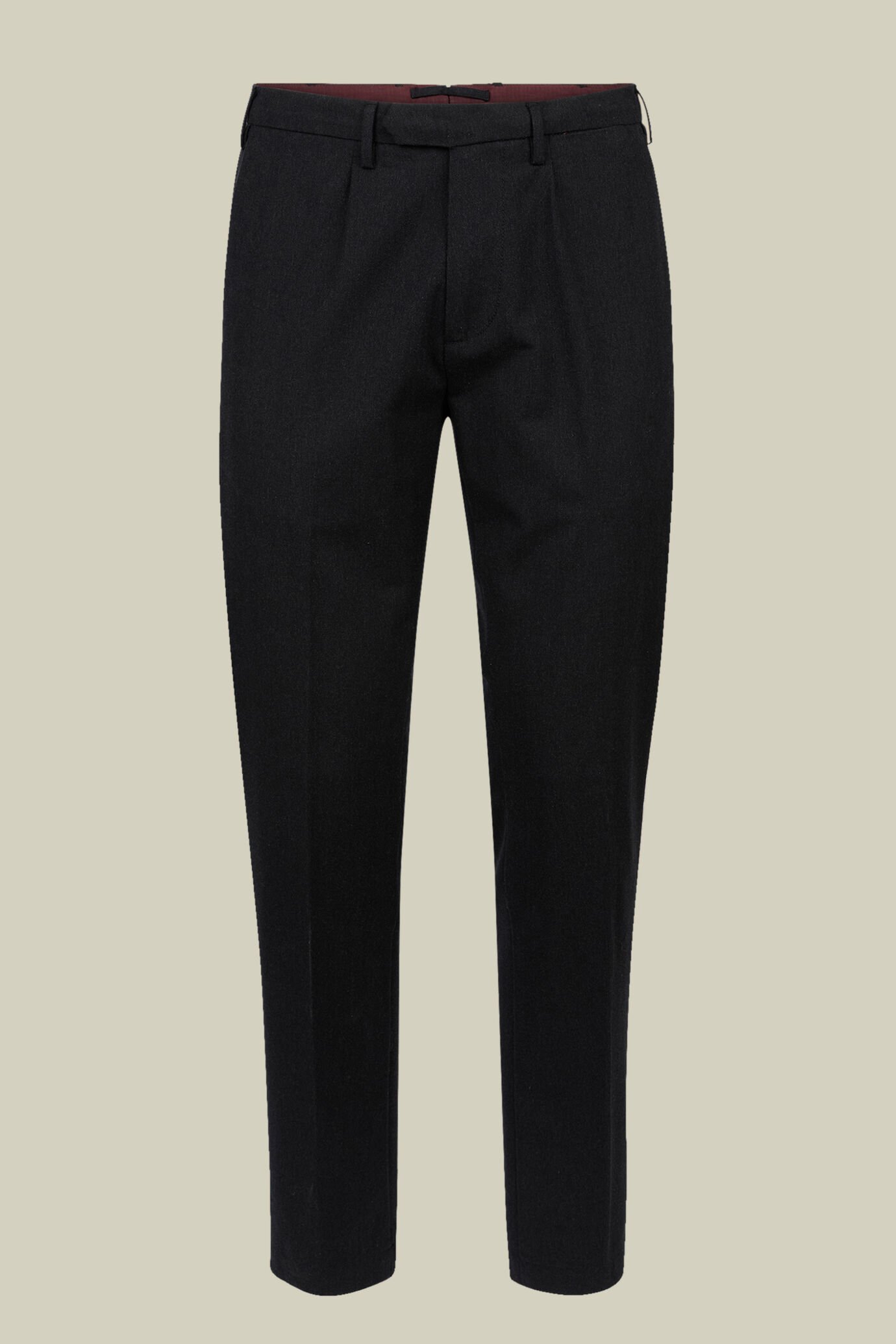 Klassische Herrenhose mit Bundfalten in normaler Passform image number 0
