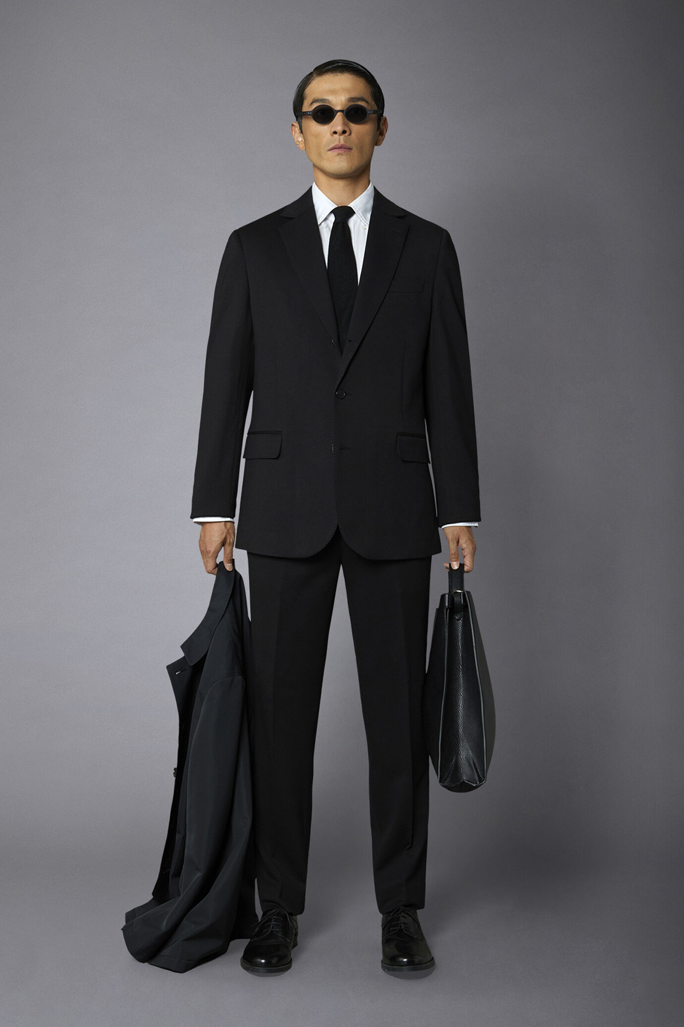 Giacca uomo monopetto in jersey regular fit image number 0