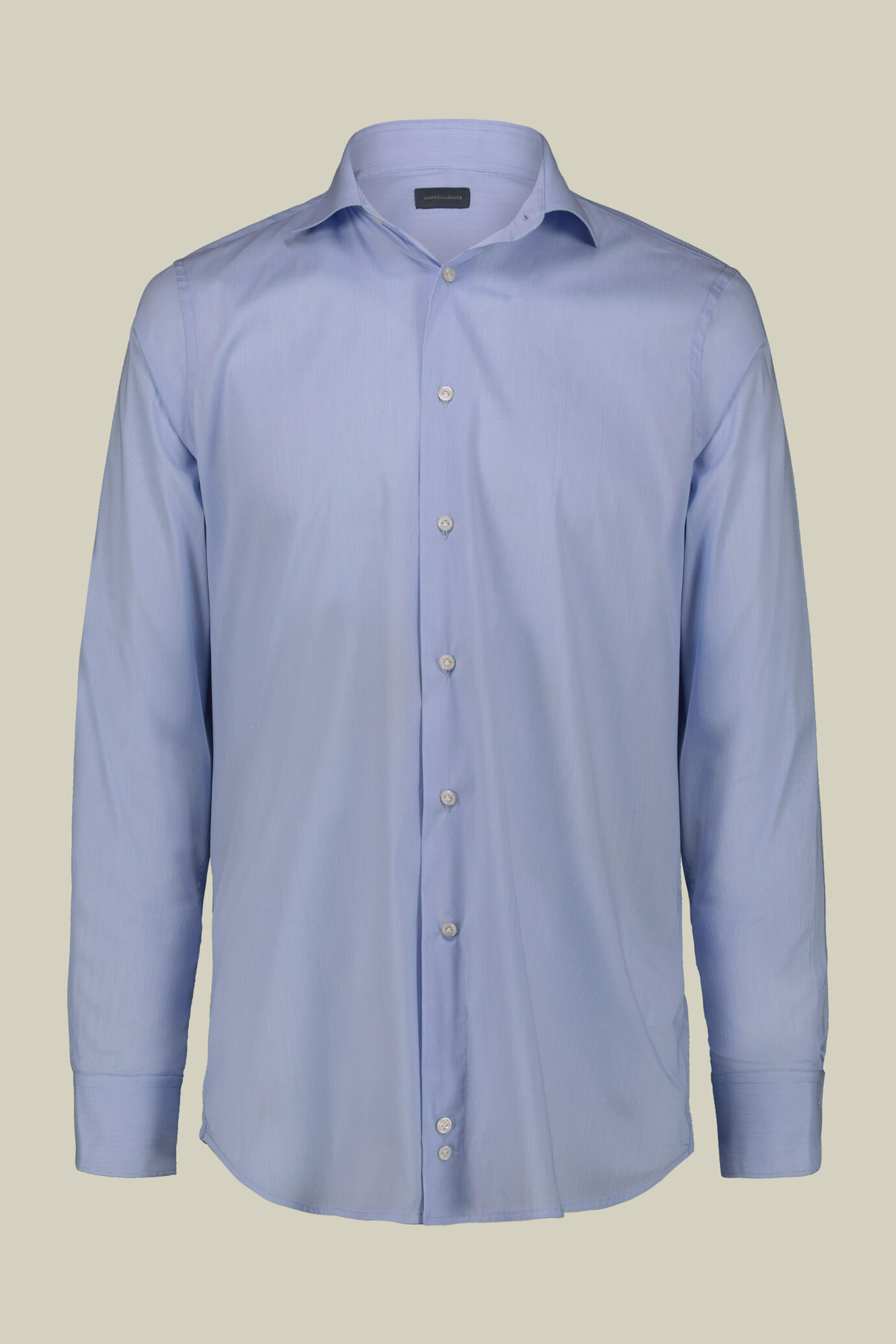 Camicia uomo tecnica micro-riga collo classico adatta ai gemelli image number 4