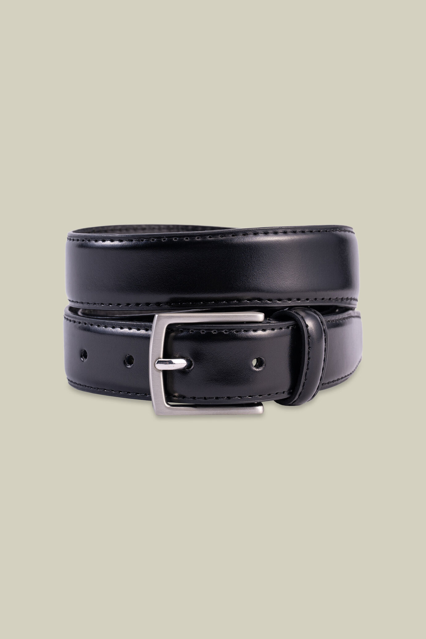 Men's classic belt in genuine leather image number 1