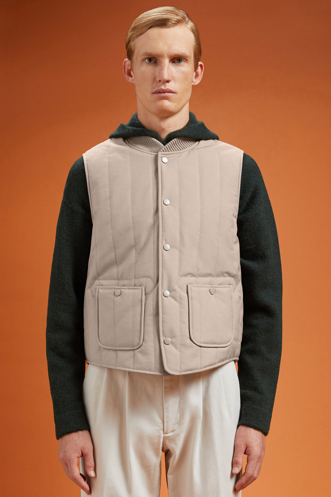 Gilet matelassé pour homme avec doublure en jersey, coupe confort image number 0
