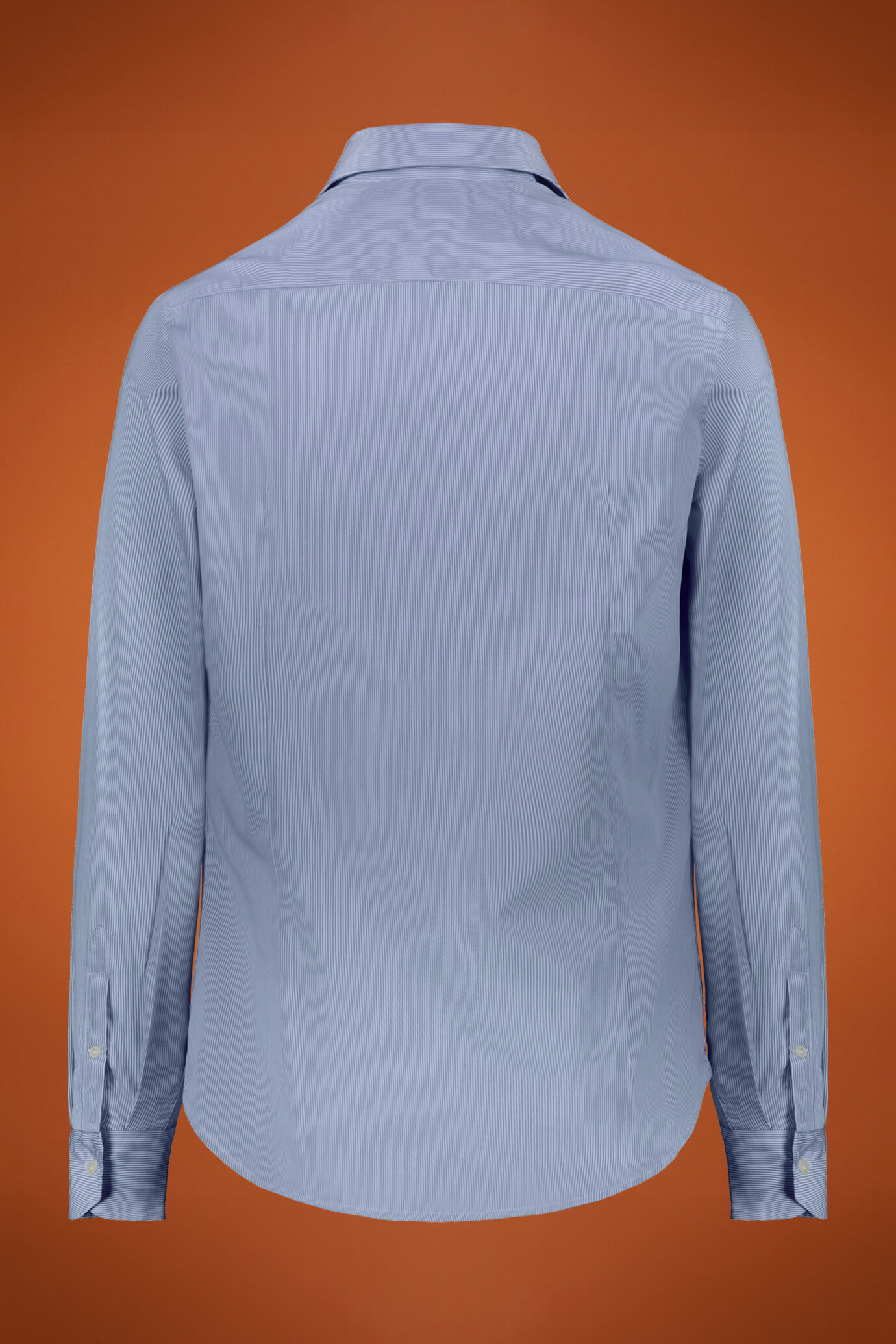 Men's shirt classic collar 100% cotton yarn-dyed striped fabric regular fit image number 1