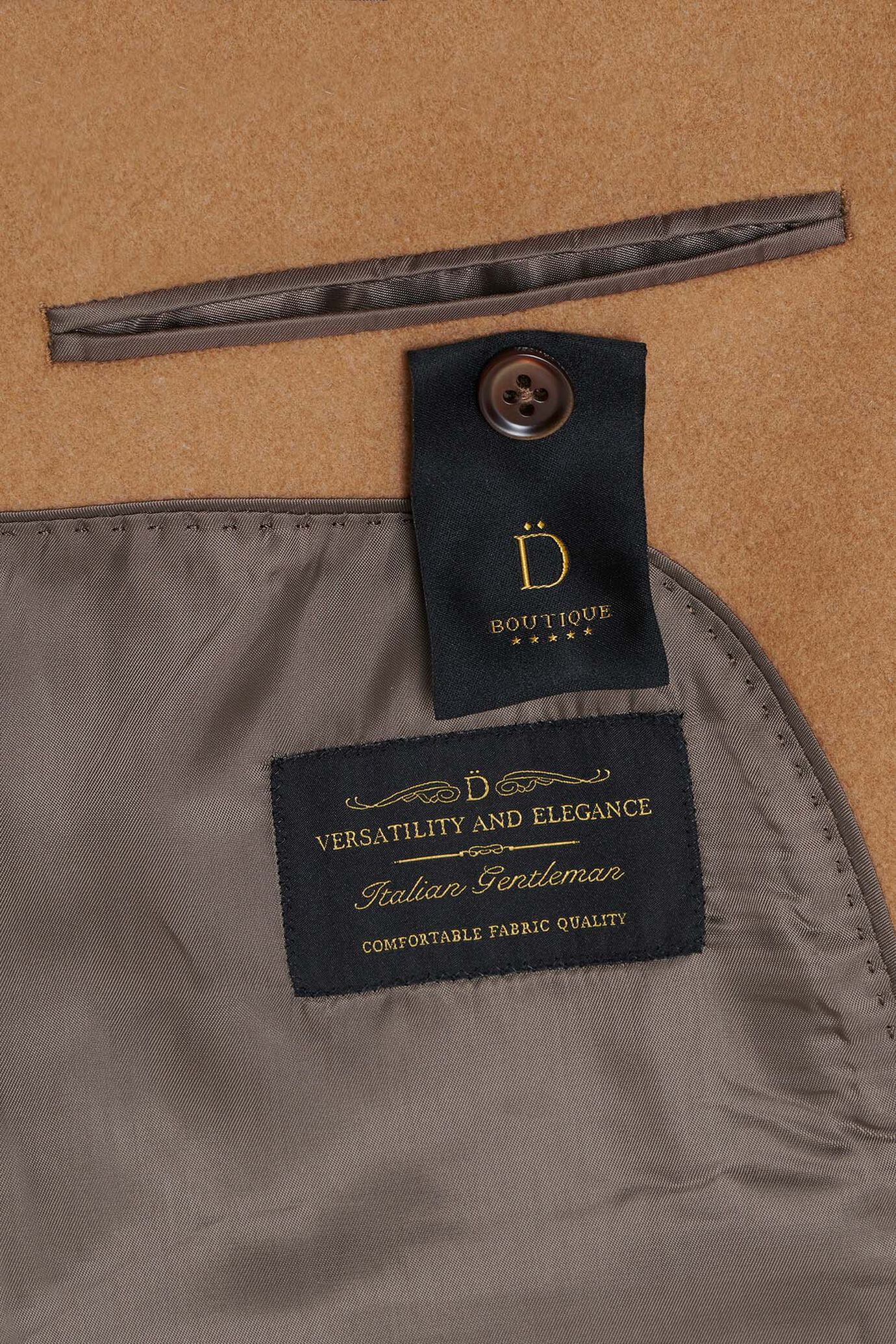 Wool blend classic coat image number 4