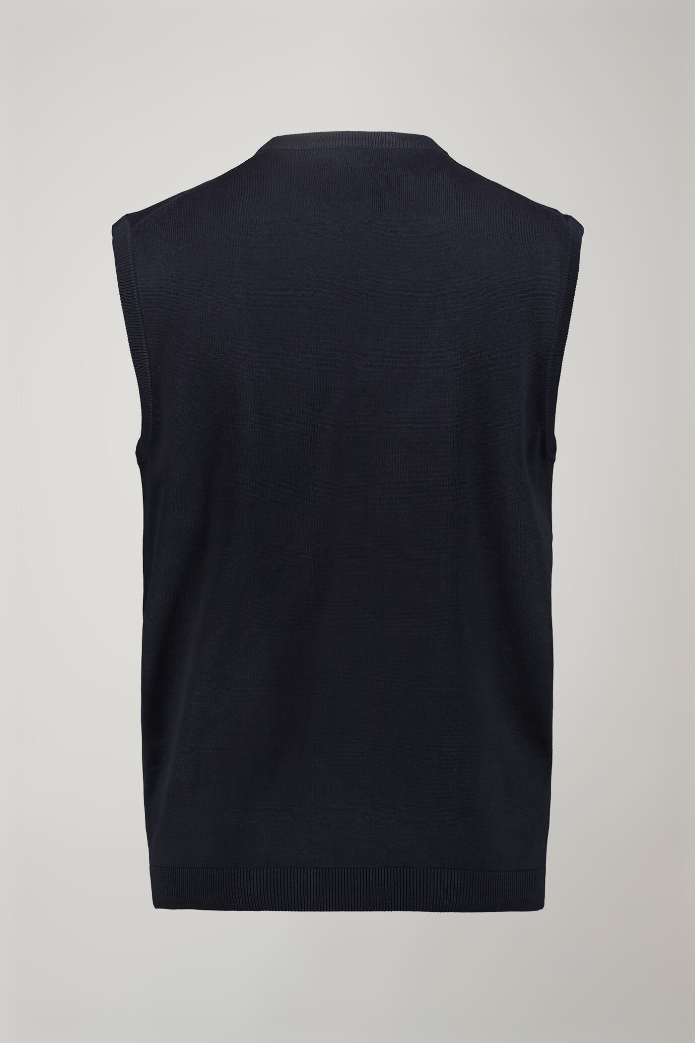 Gilet uomo girocollo 100% cotone regular fit image number 5