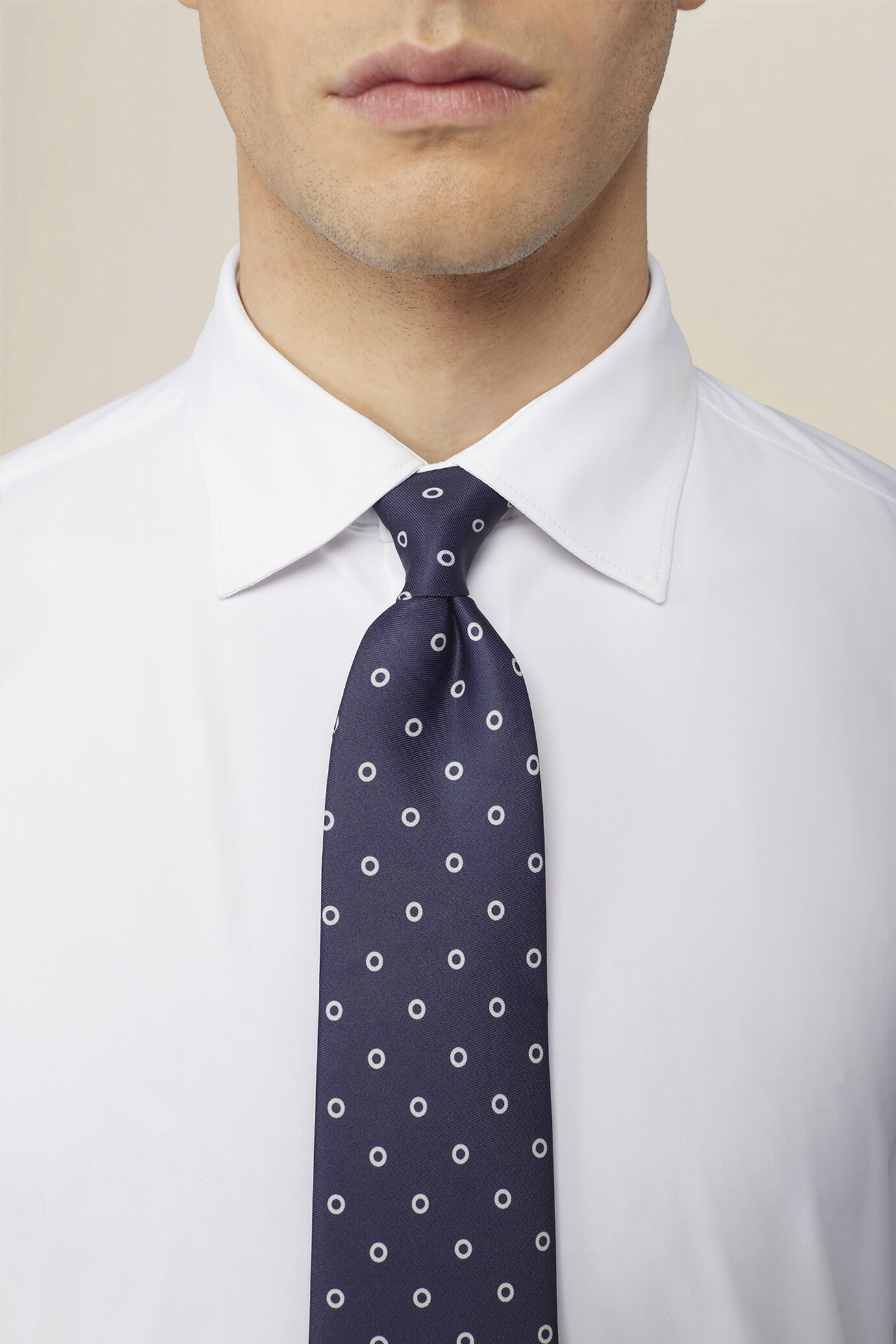 Cravate pour homme &agrave; pois image number 0