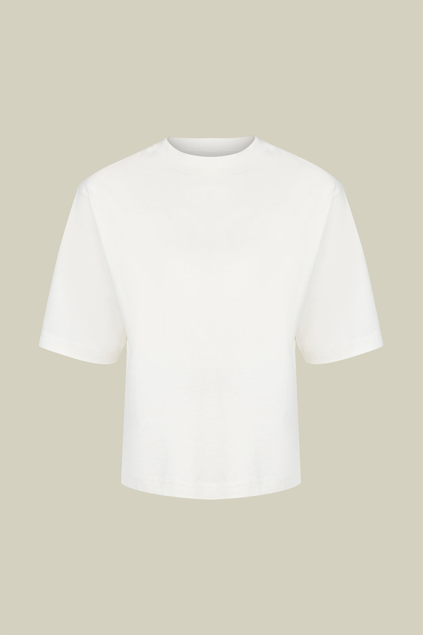 T-shirt donna girocollo 100% cotone mezza manica regular fit image number 4