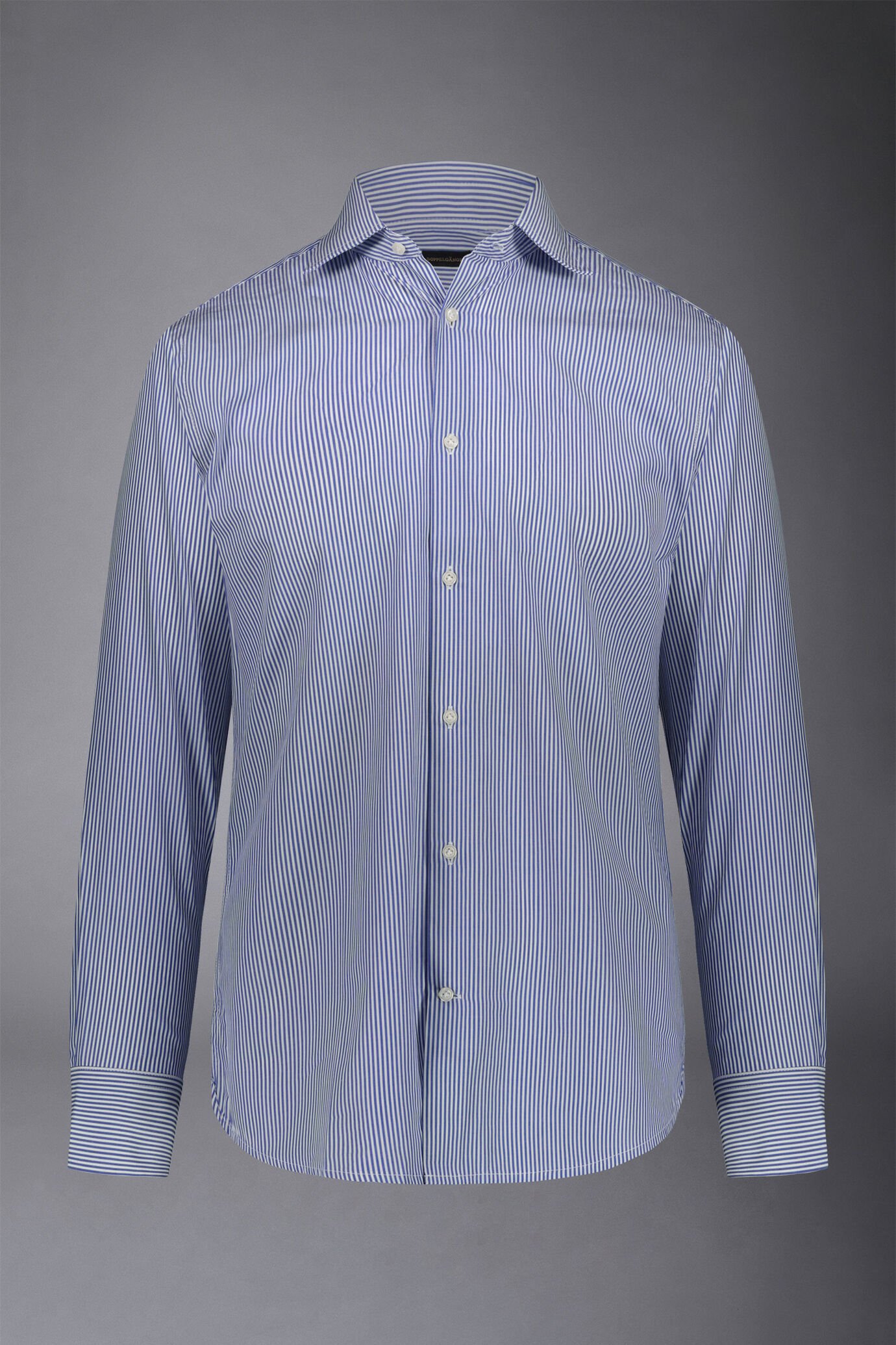 Camicia classica uomo collo francese regular fit fantasia a righe image number 4