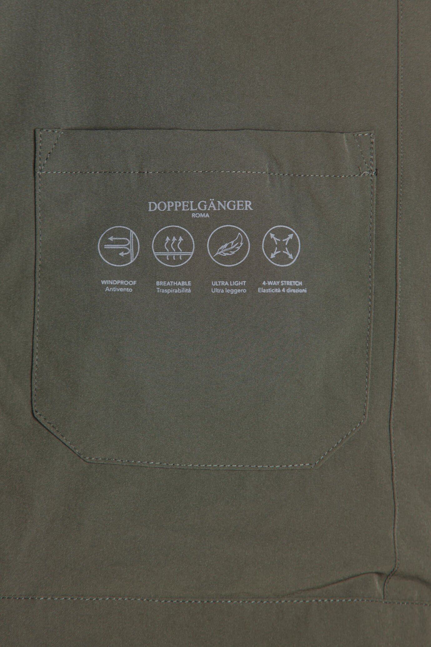 Waterproof sailor jacket with zip image number 4
