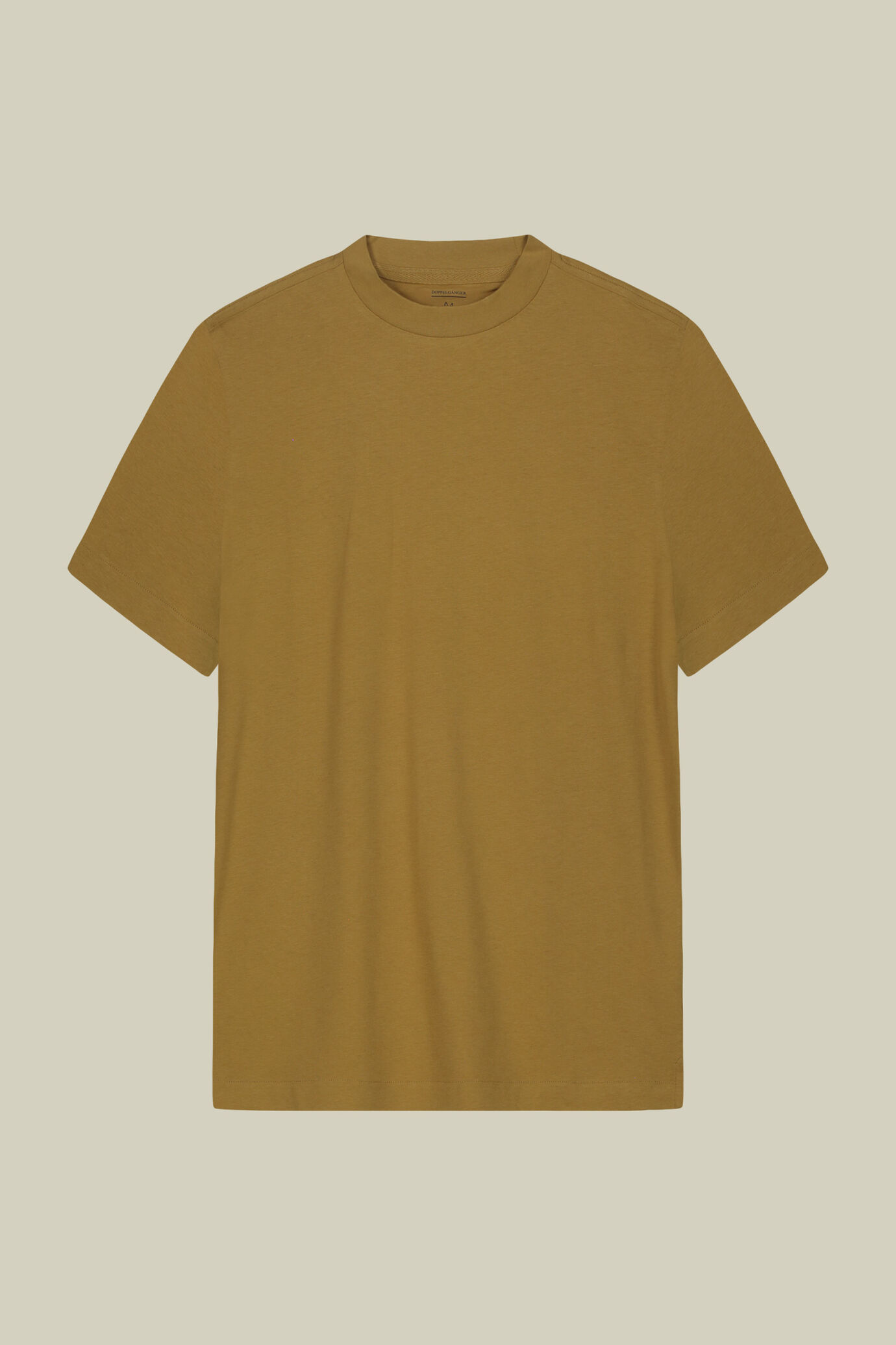 Men's T-shirt in 100% cotton jersey with slightly high neck image number 4