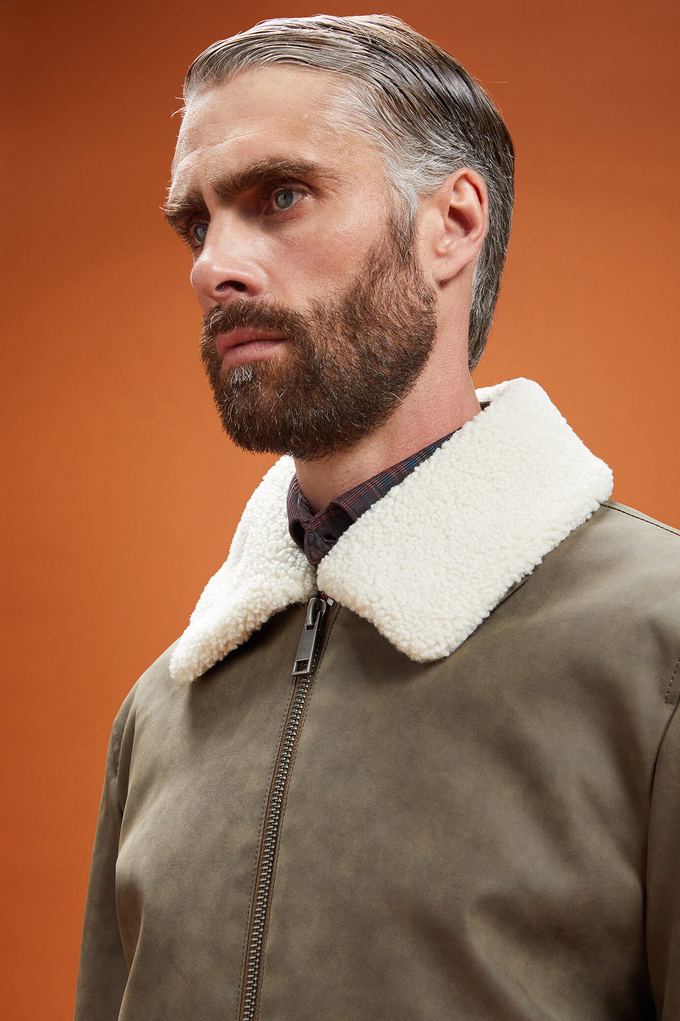 Giubbino in ecopelle imbottita regular fit image number 3