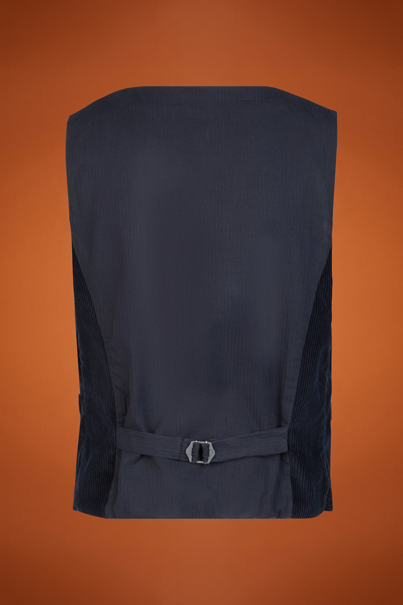 Gilet donna 100% cotone di velluto rigato regular fit image number 5