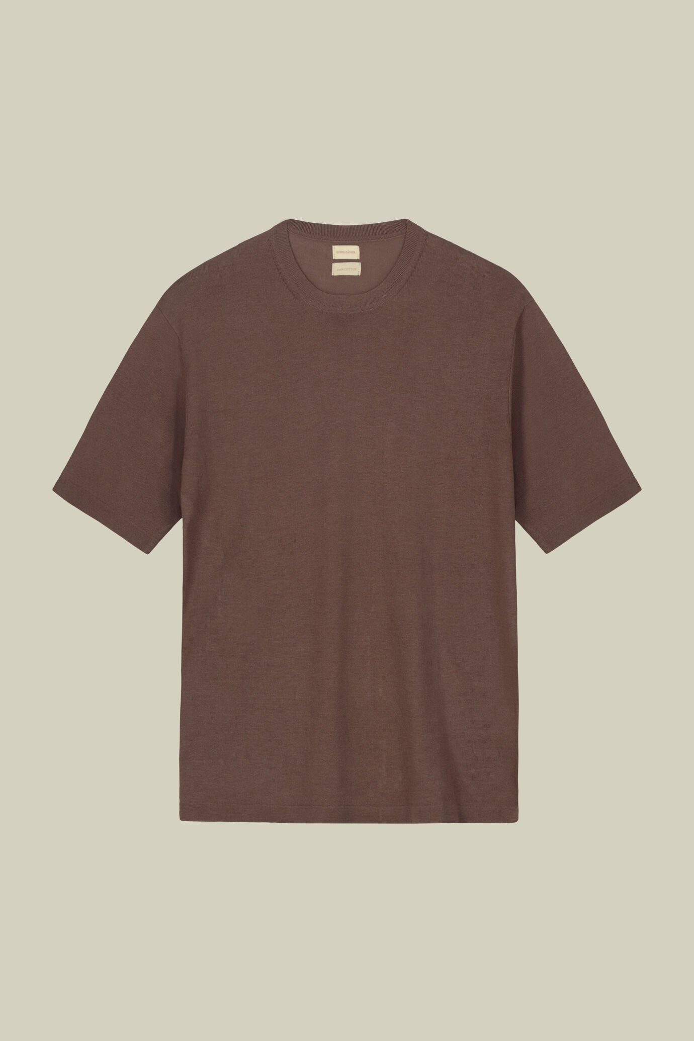 T-shirt uomo in maglia maniche corte 100% cotone crepe image number 4