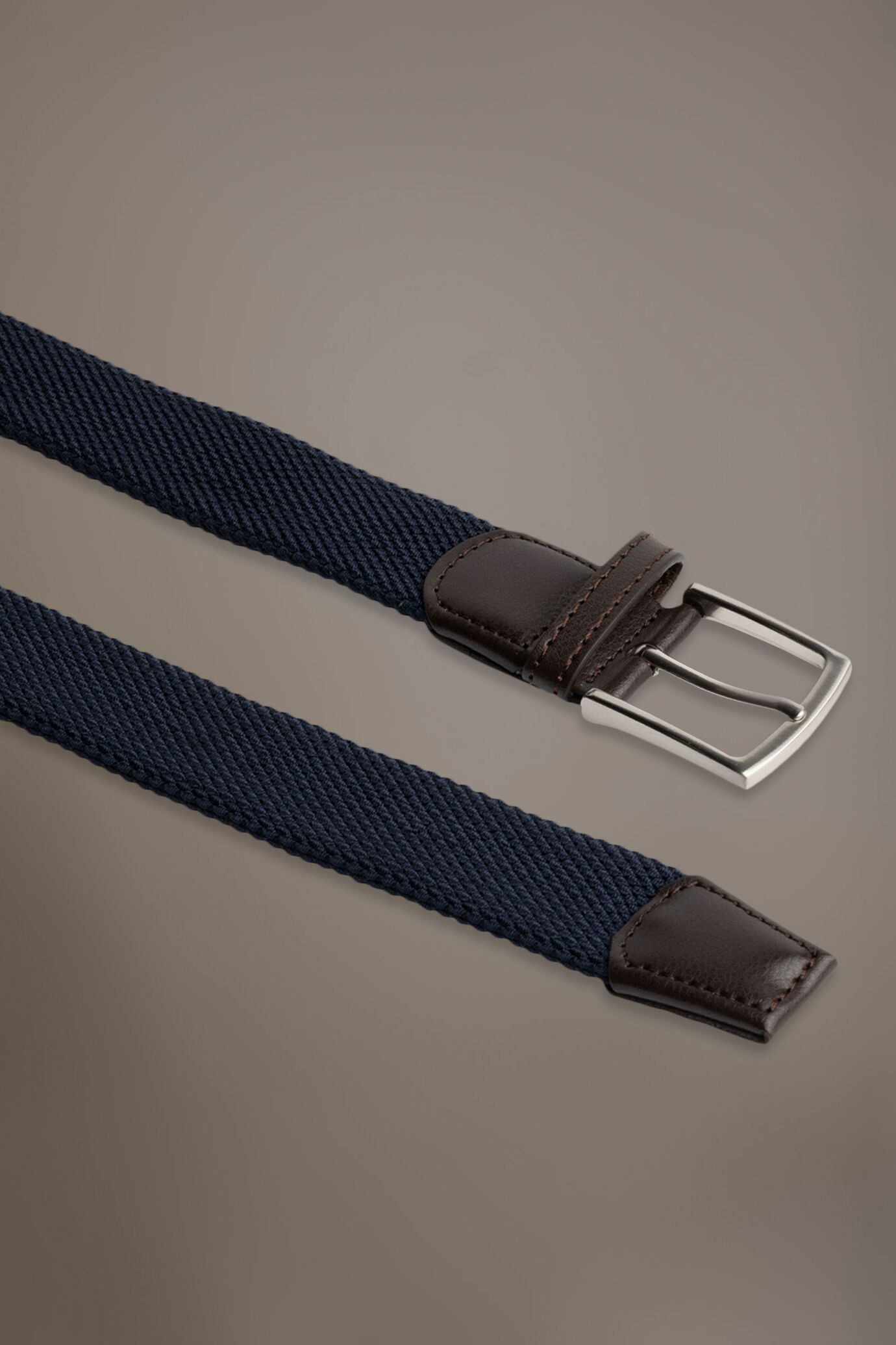 Elastic breided belt solid colour image number 1