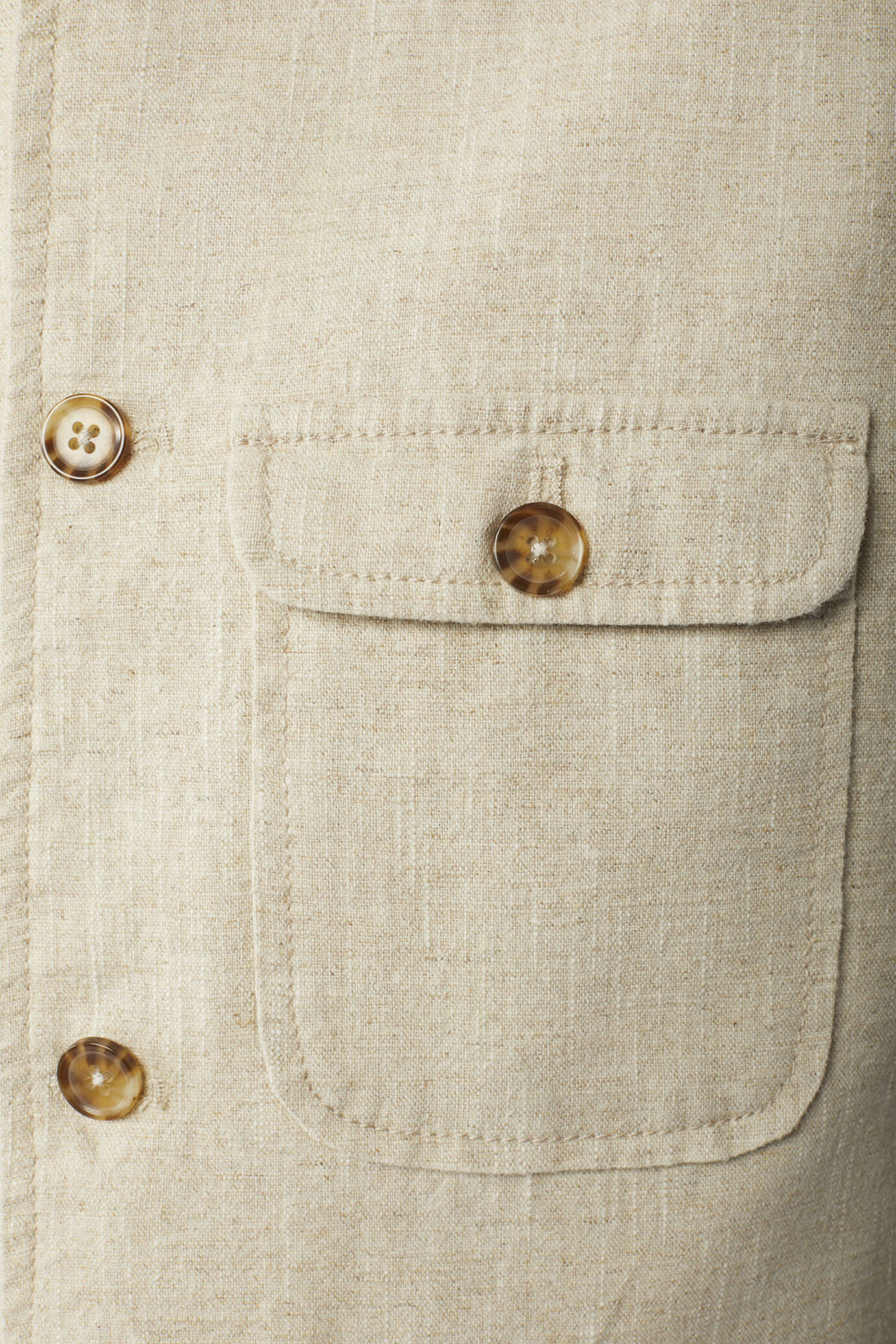 Gilet uomo con collo alla coreana e tasche a toppa image number 3