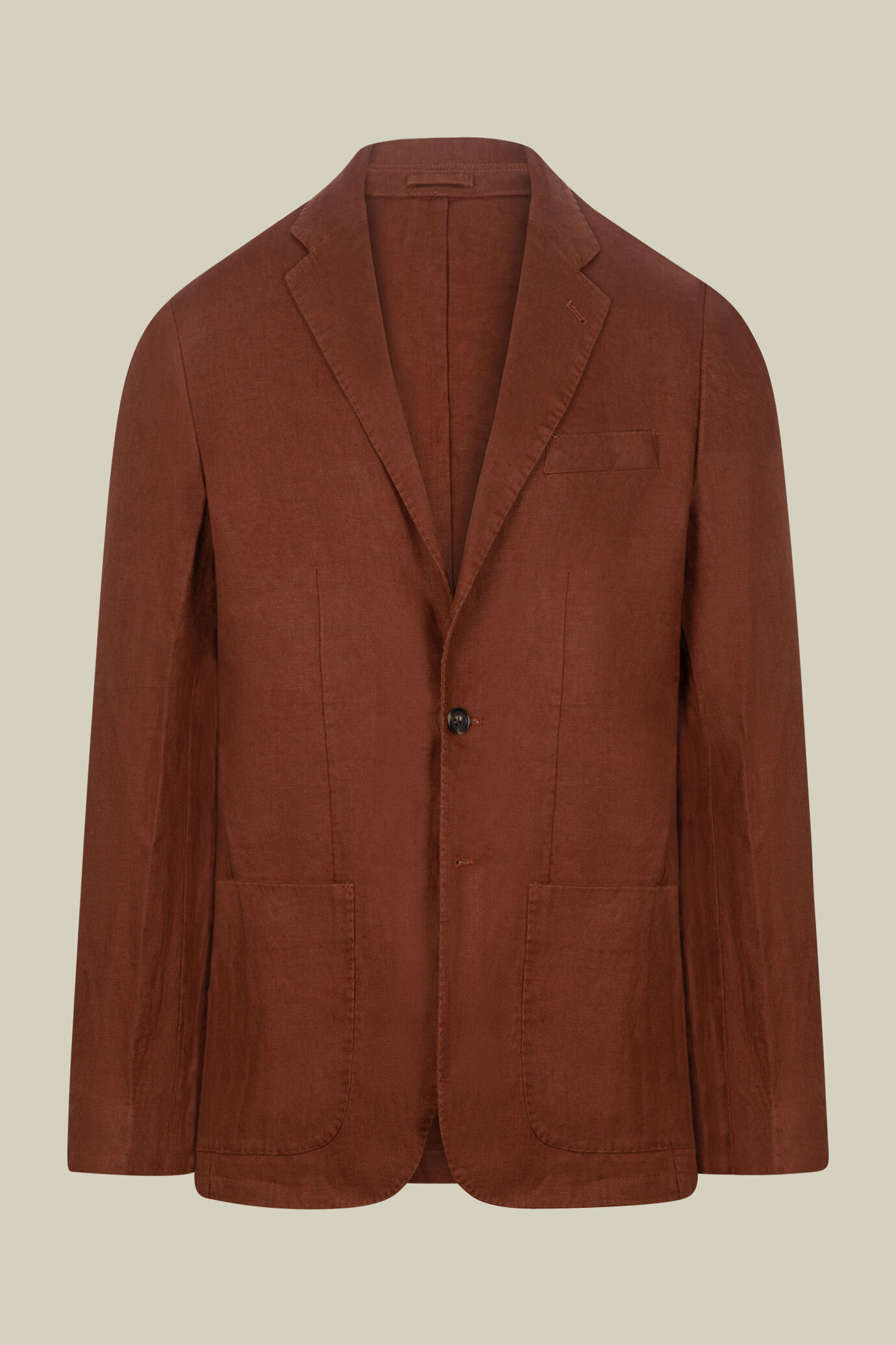 Giacca uomo sfoderata 100% lino regular fit image number 2