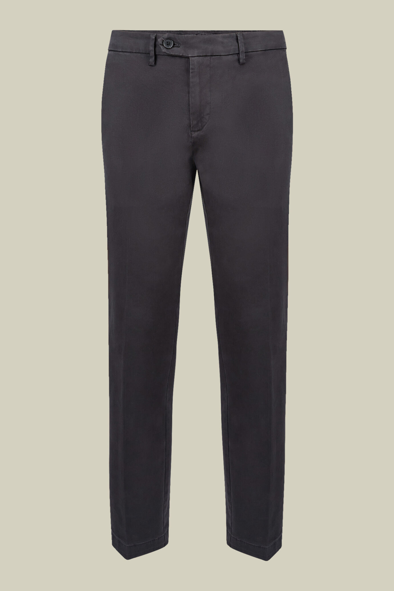 Klassische Herren-Chinohose aus Twill imit perfekter Passform image number 0