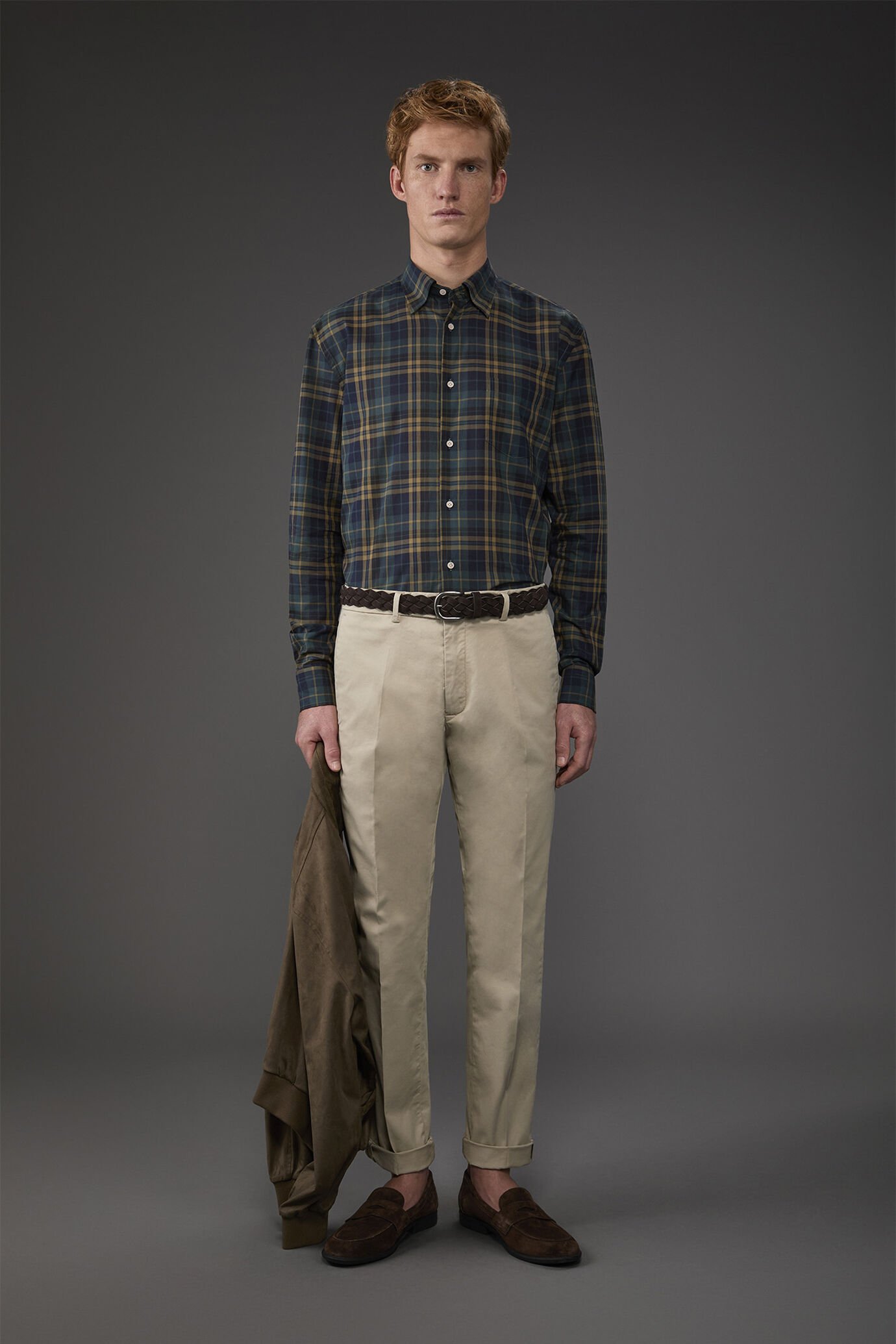 Klassische Chinohose für Männer regular fit