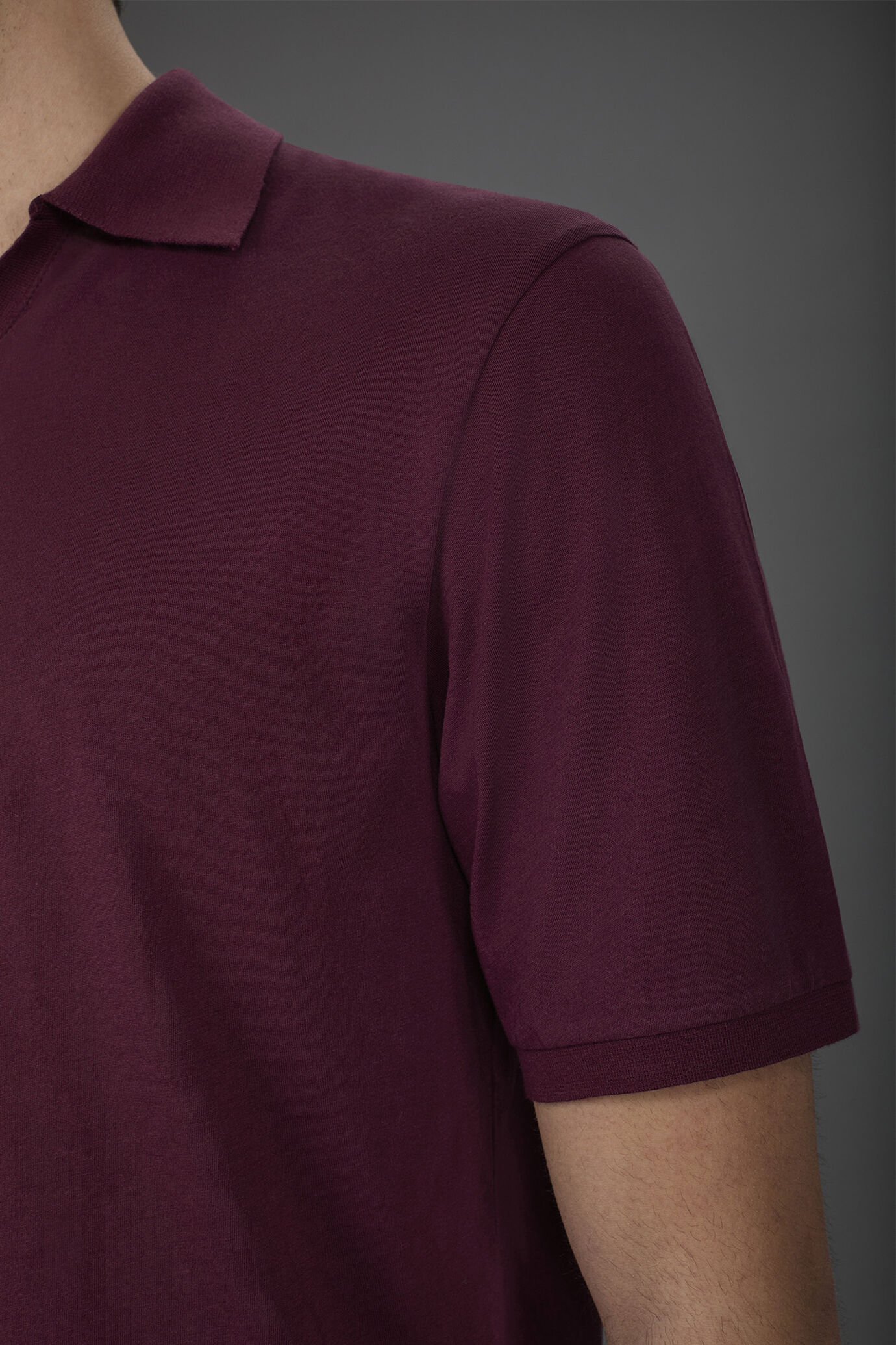 Kurzarm-Poloshirt für Herren aus 100% Bio-Baumwolle mit Derby-Kragen image number 3
