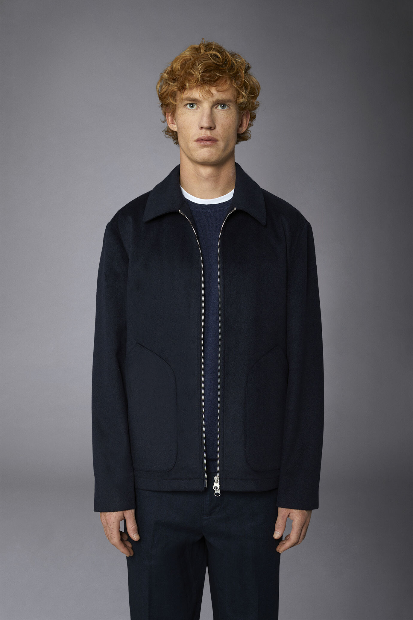 Men's unlined comfort fit wool-blend jacket image number 2